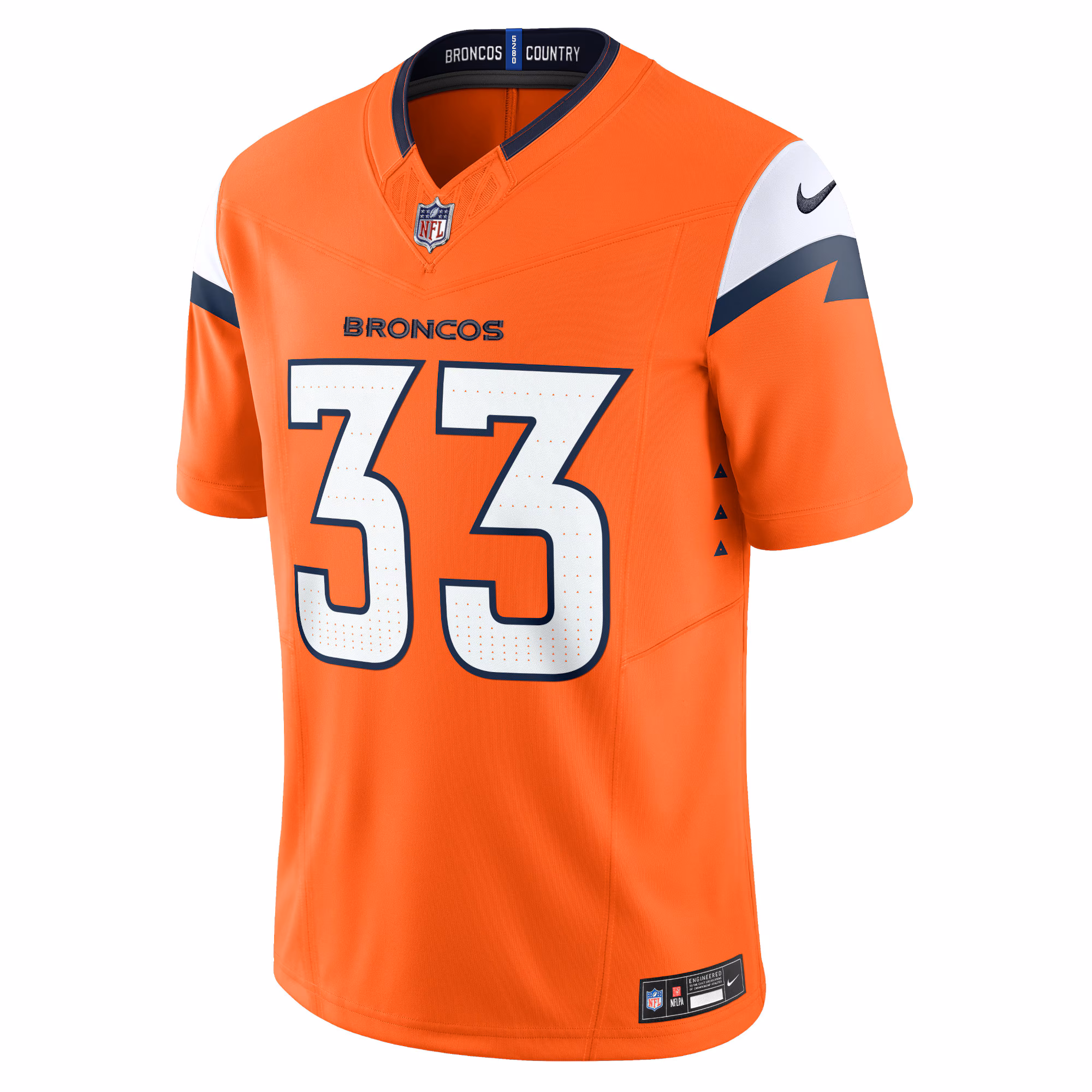 Javonte Williams Denver Broncos Mile High Collection Vapor F.U.S.E. Limited Jersey - Orange