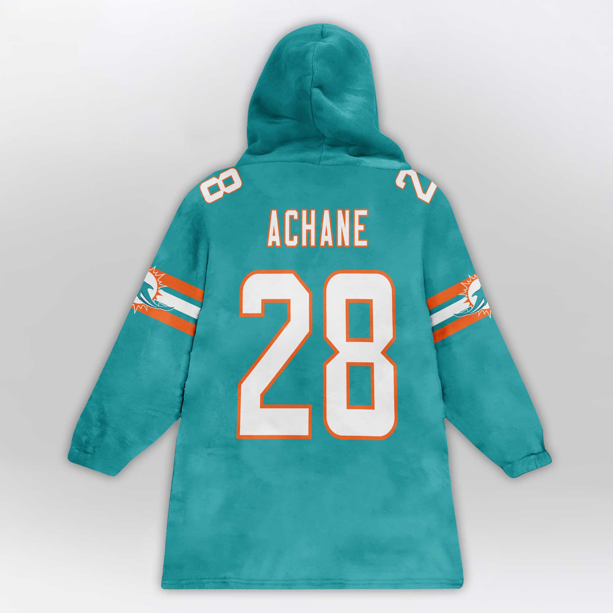 Kid 28 Miami Football Unisex Blanket Hoodie