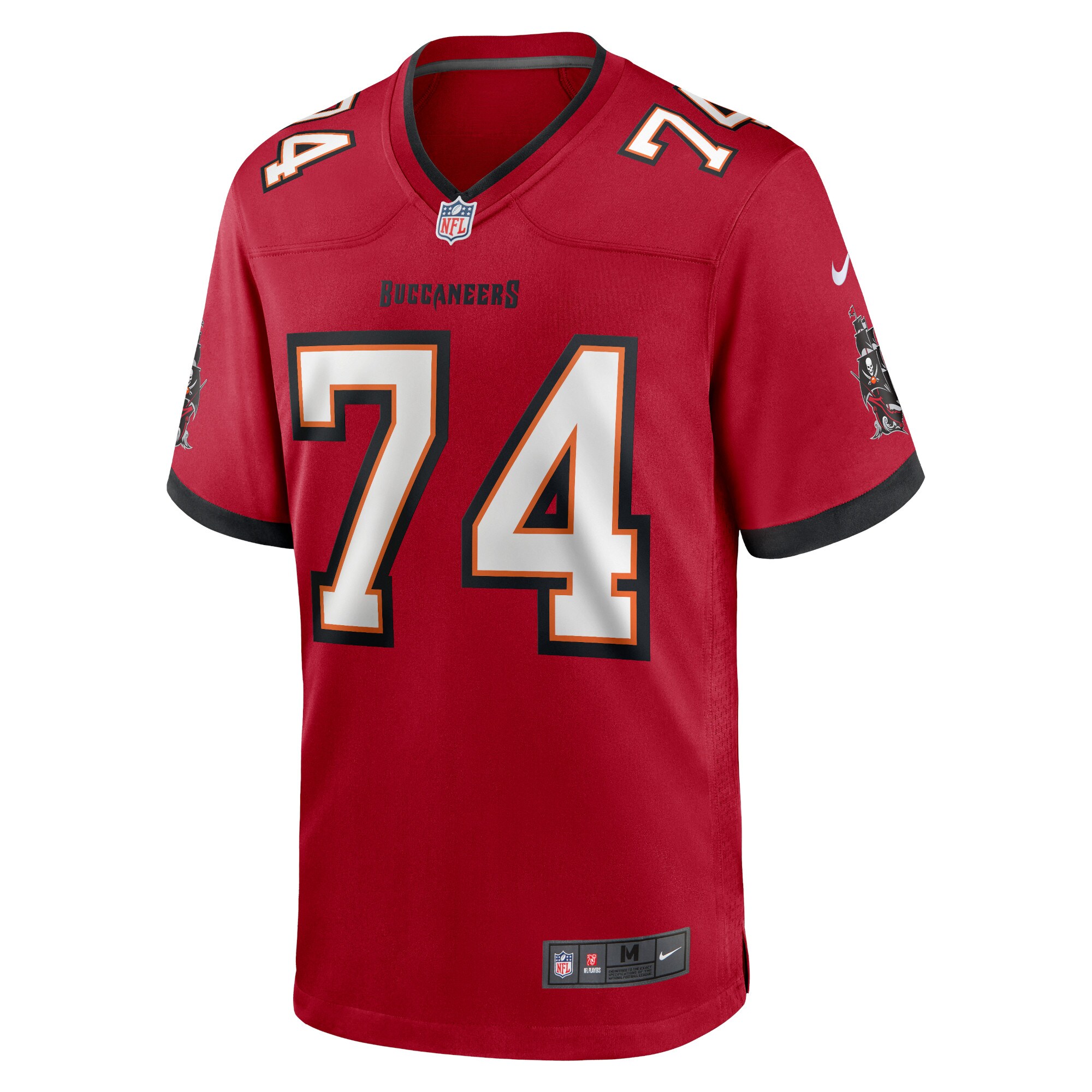 Grant Hermanns Tampa Bay Buccaneers  Home Game Player Jersey - Red