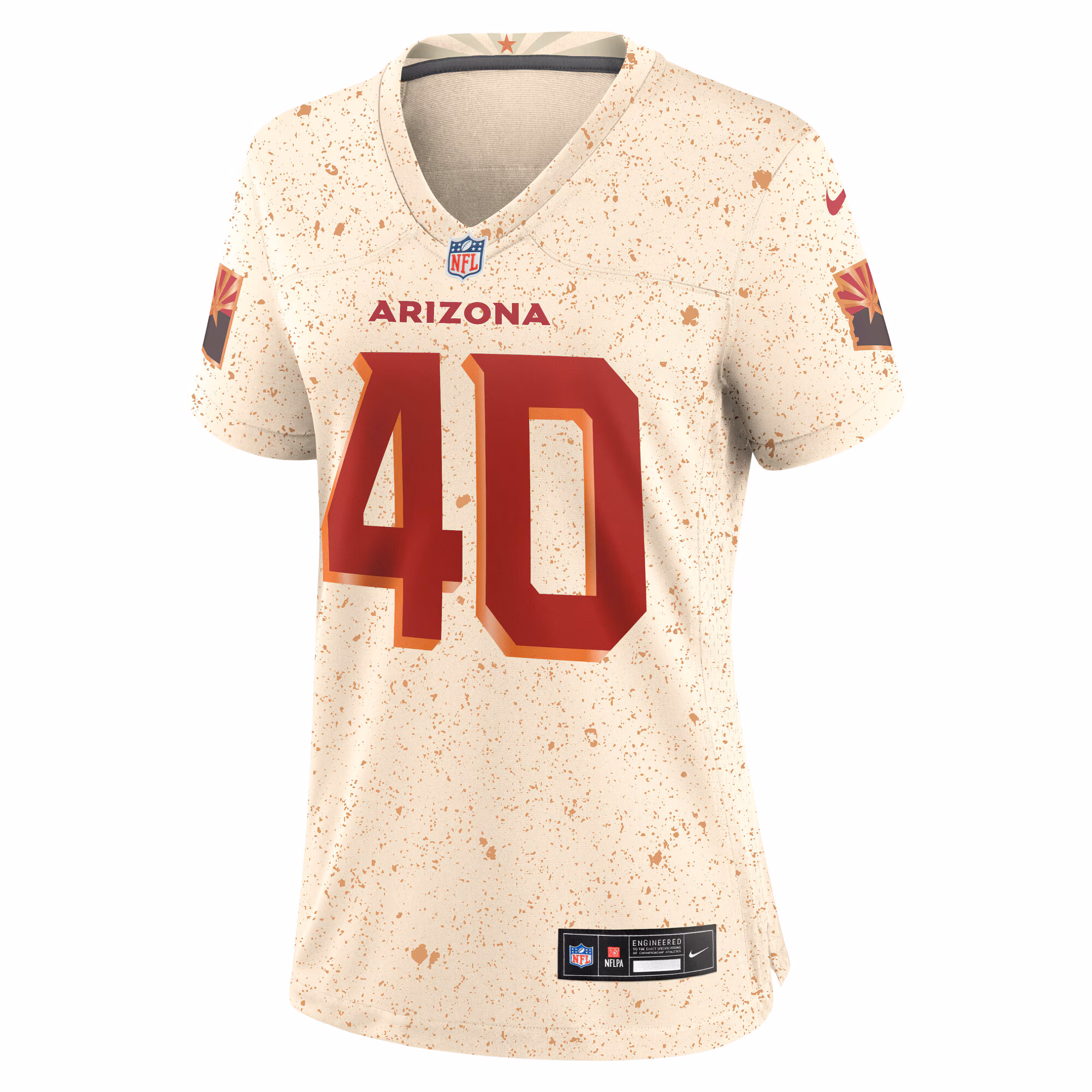 Pat Tillman #40 Arizona Cardinals Women's 2025 Rivalries Collection Retired Player Game Jersey - Natural