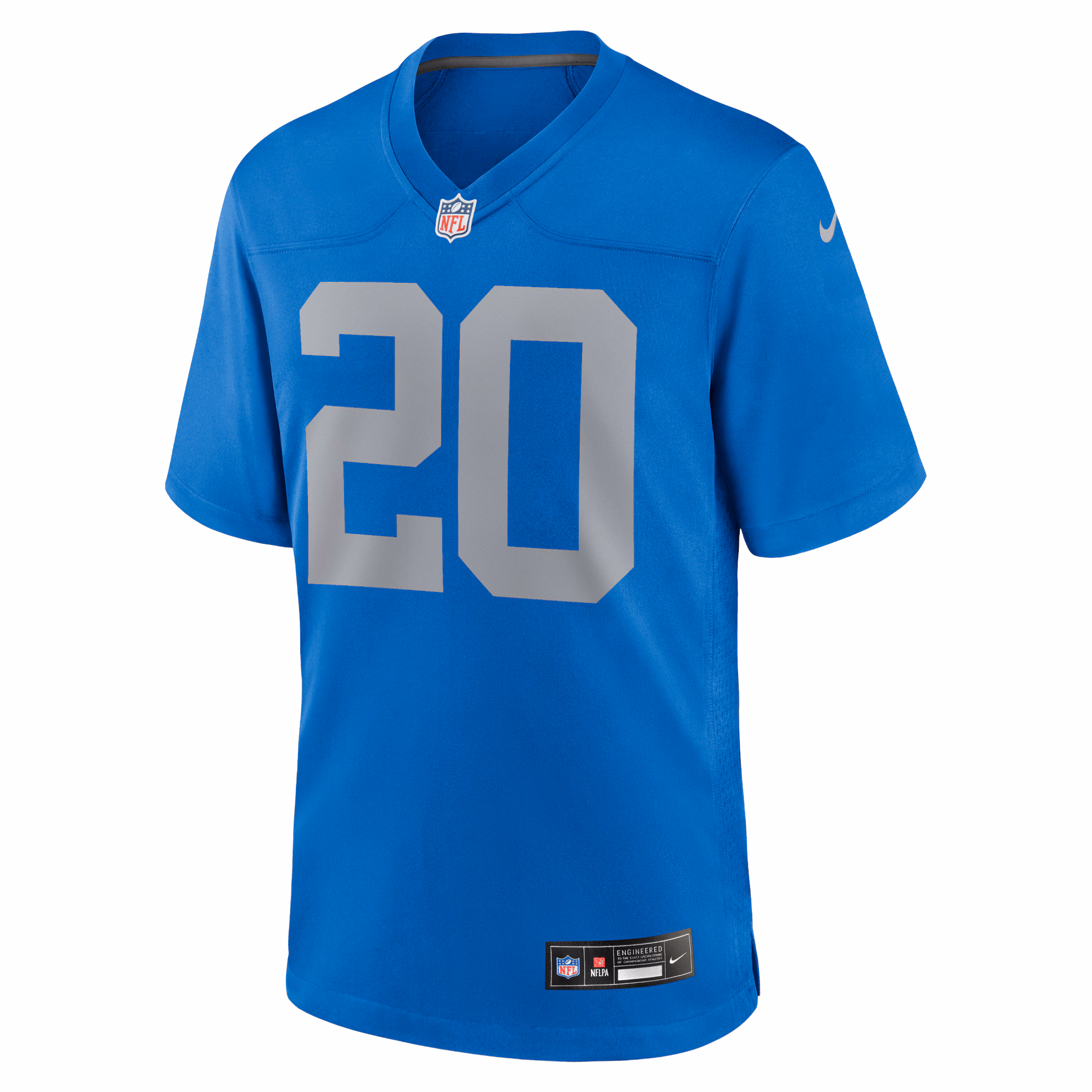 Barry Sanders Detroit Lions Alternate Game Jersey -  Blue