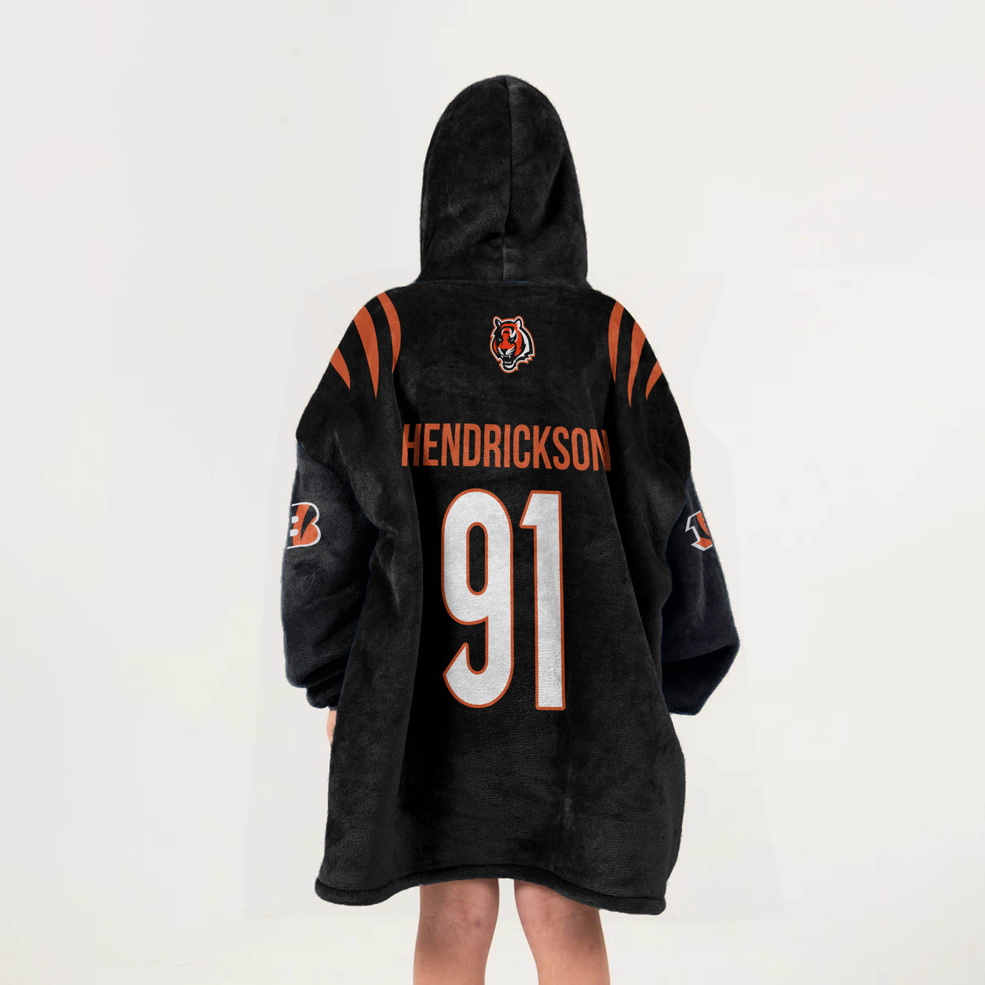 Adult 91 Cincinnati Football Unisex Blanket Hoodie