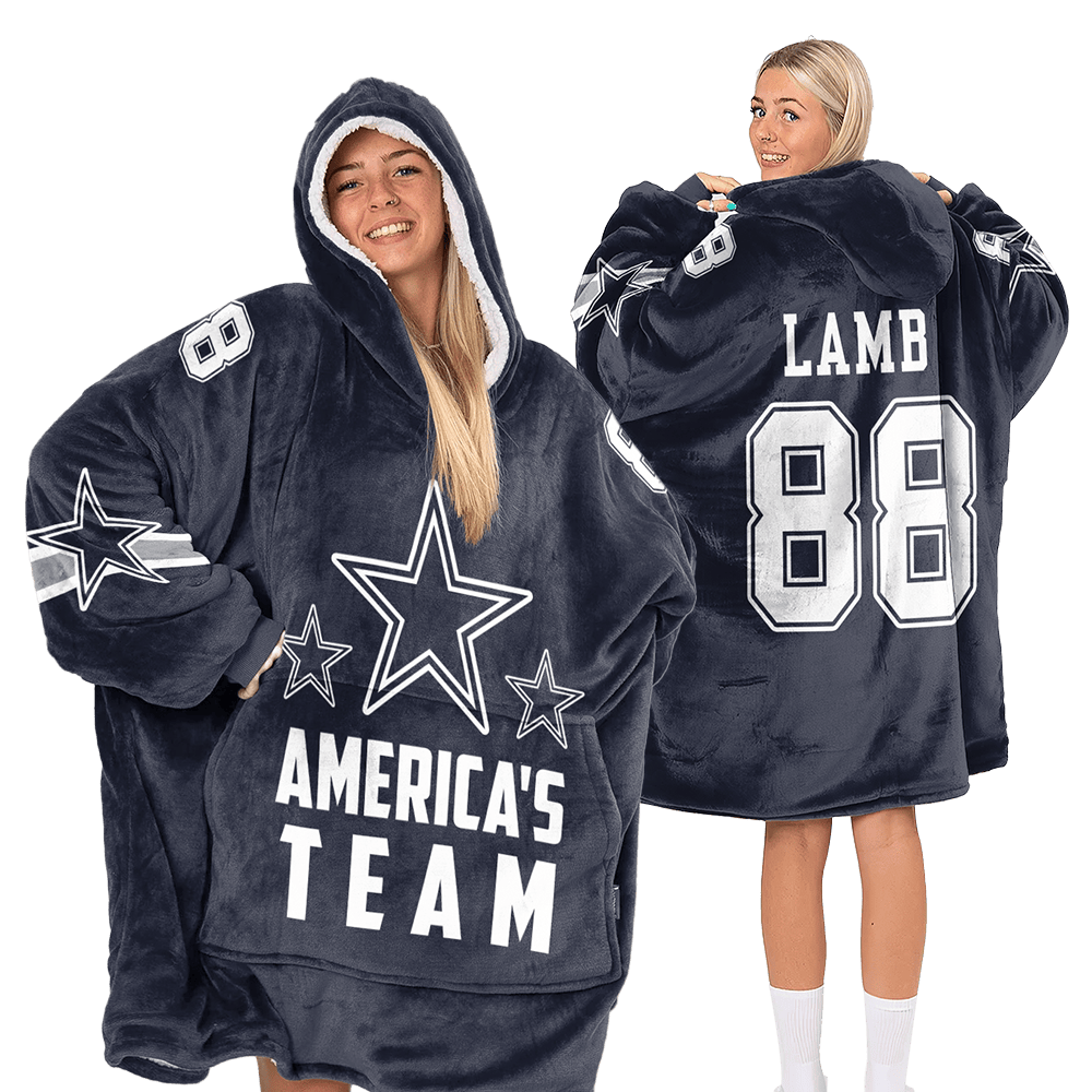 Dallas Football Unisex Blanket Hoodie