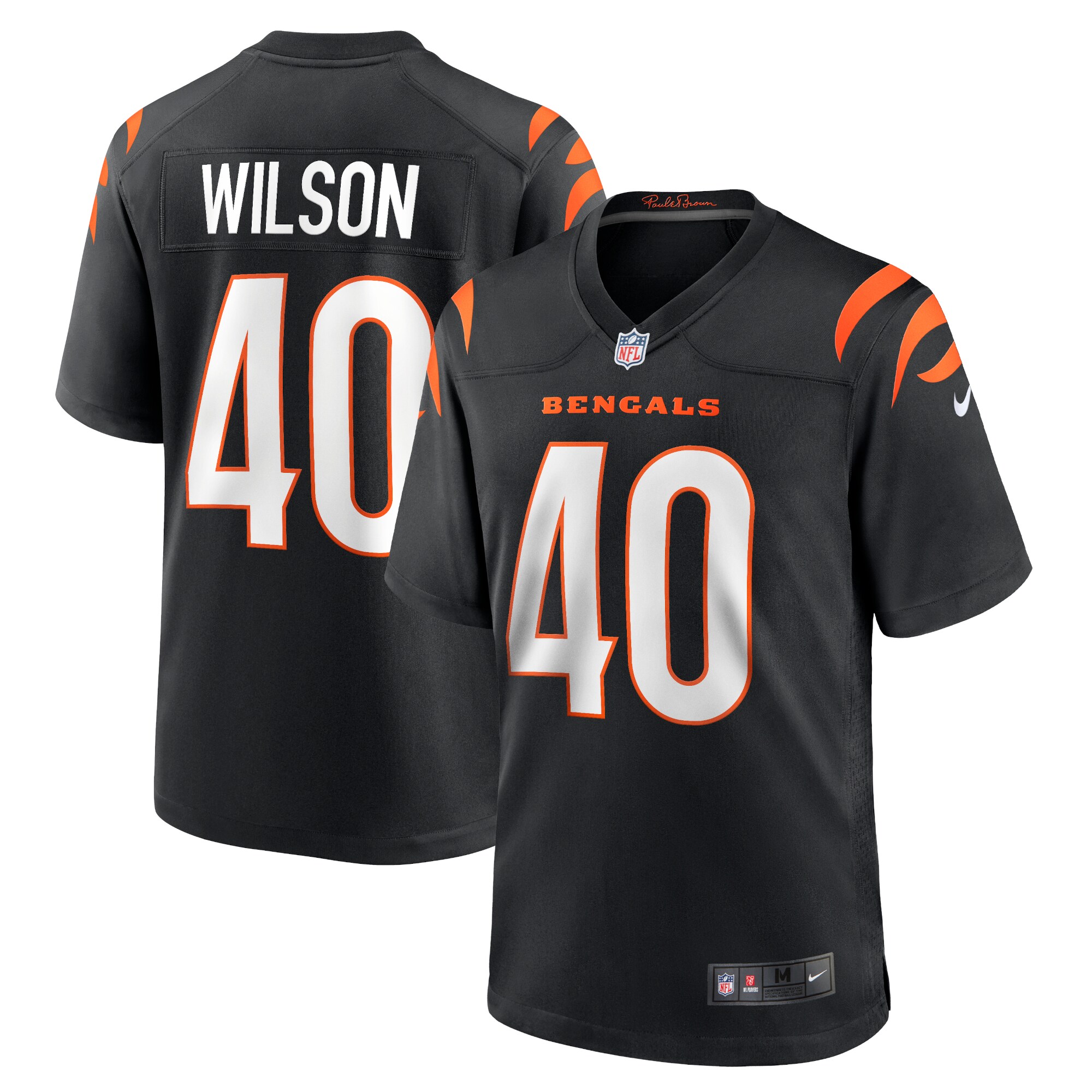 Brandon Wilson Cincinnati Bengals  Game Jersey - Black