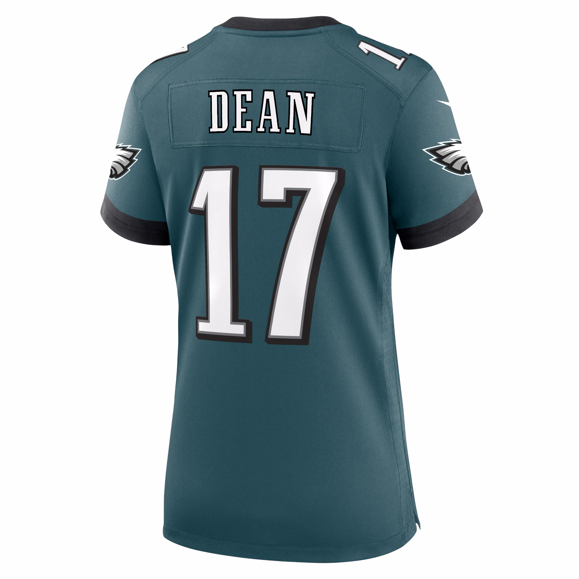 Nakobe Dean Philadelphia Eagles Women's Team Game Jersey - Midnight Green