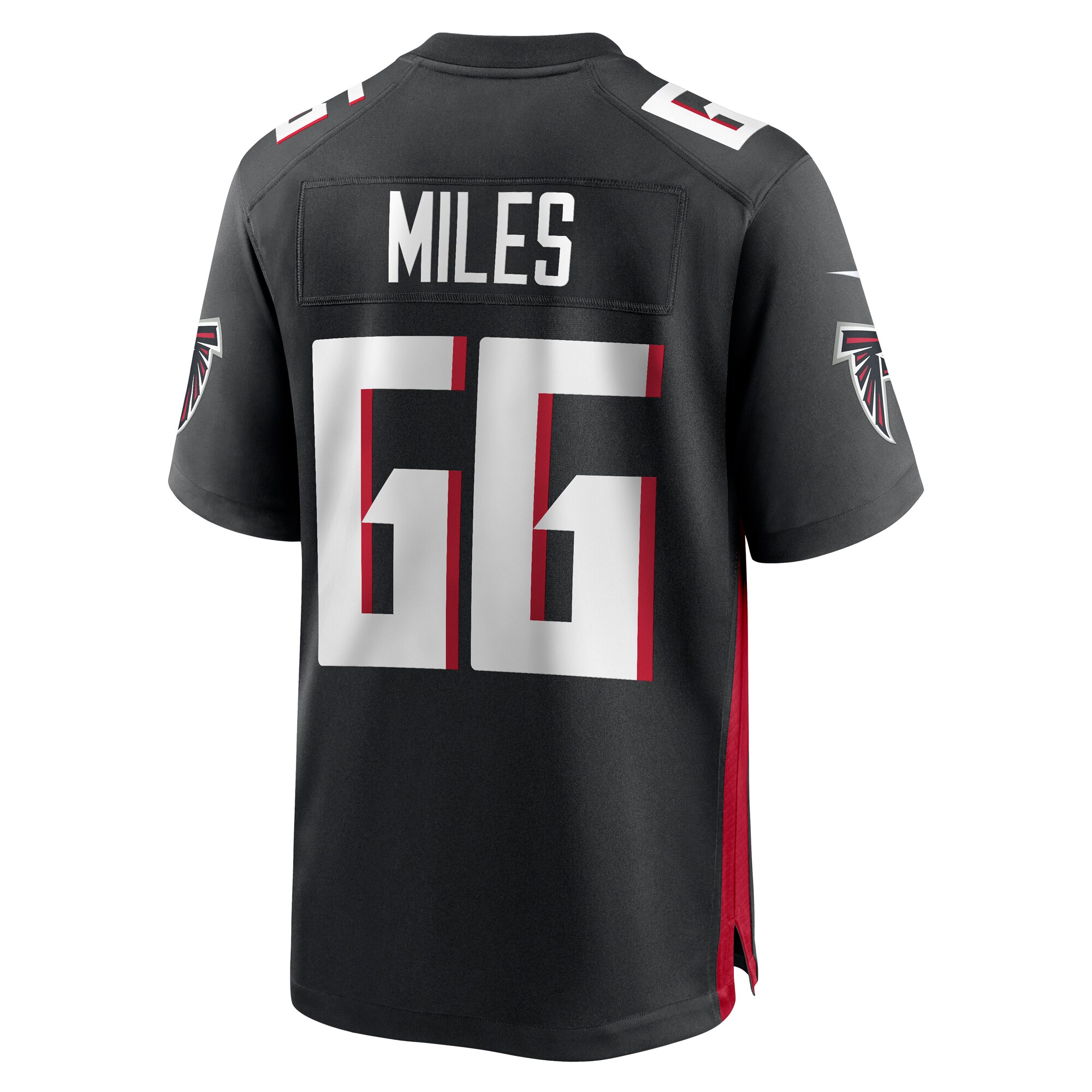 Joshua Miles Atlanta Falcons  Game Jersey -  Black