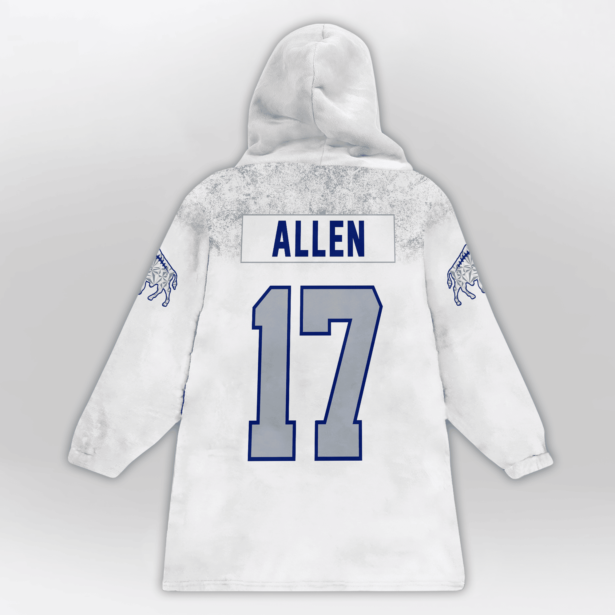 Kid J.A 17 Buffalo Football Unisex Blanket Hoodie