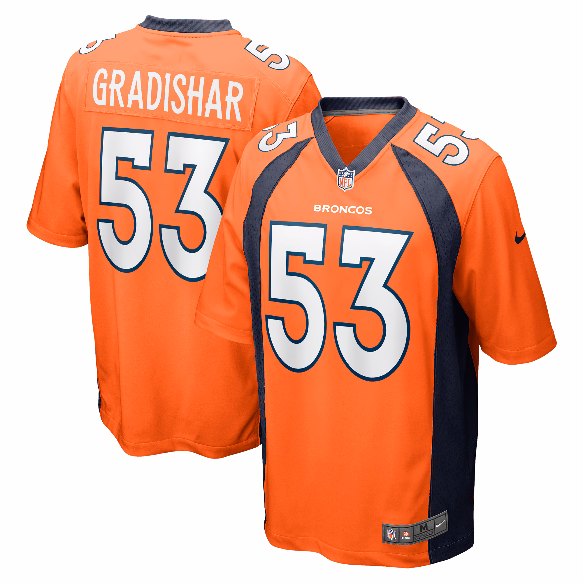Randy Gradishar Denver Broncos  Retired Player Game Jersey -  Orange