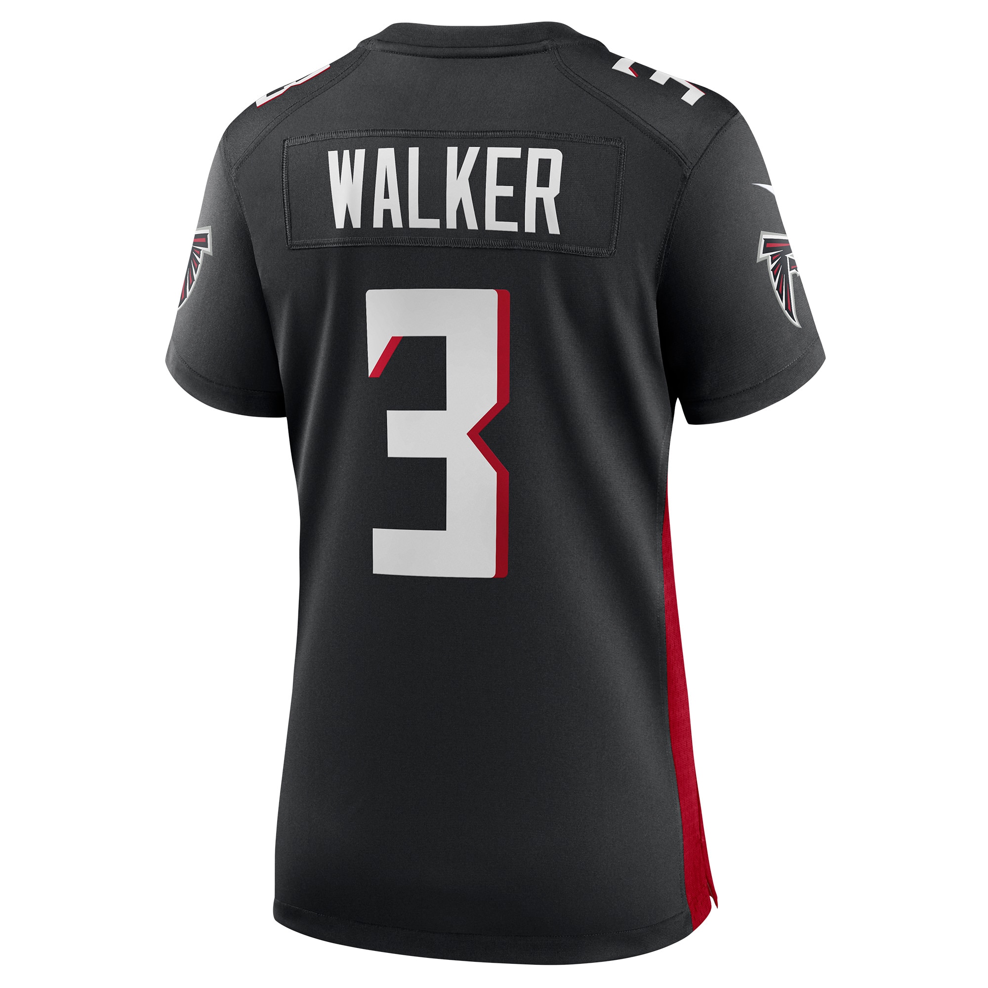 Mykal Walker Atlanta Falcons  Women's Game Player Jersey - Black