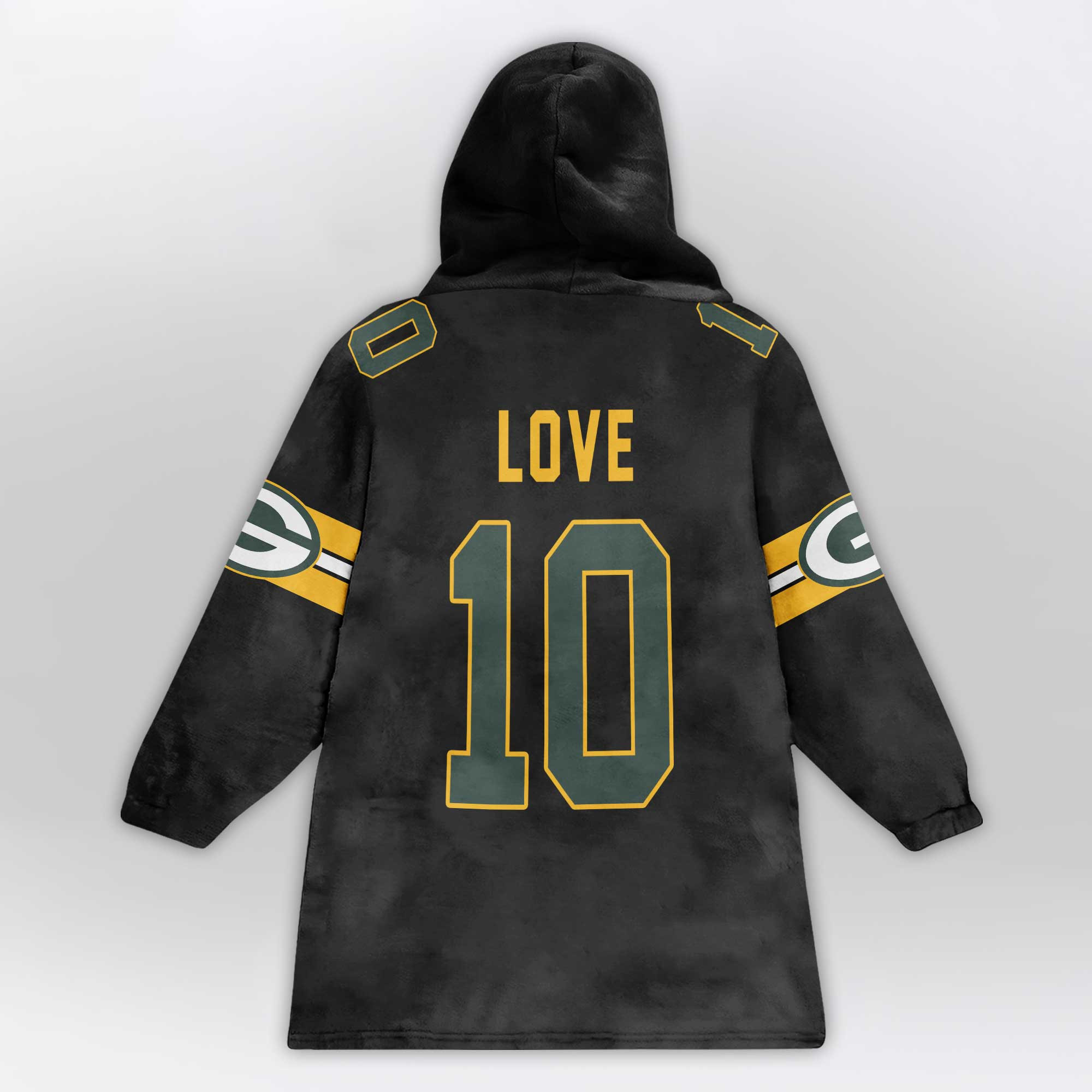 Kid 10 Green Bay Football Unisex Blanket Hoodie