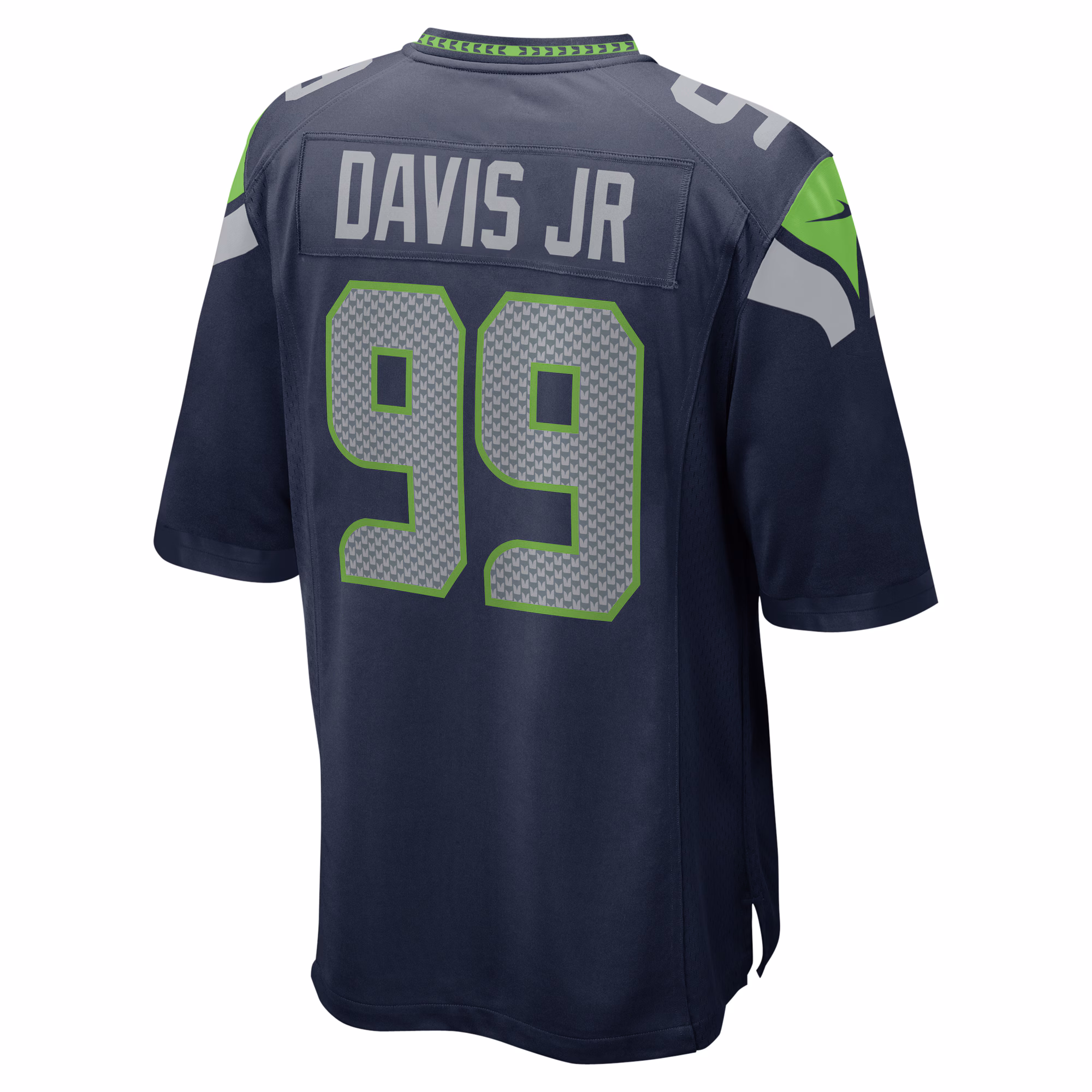Carl Davis Jr. Seattle Seahawks  Game Jersey - College Navy