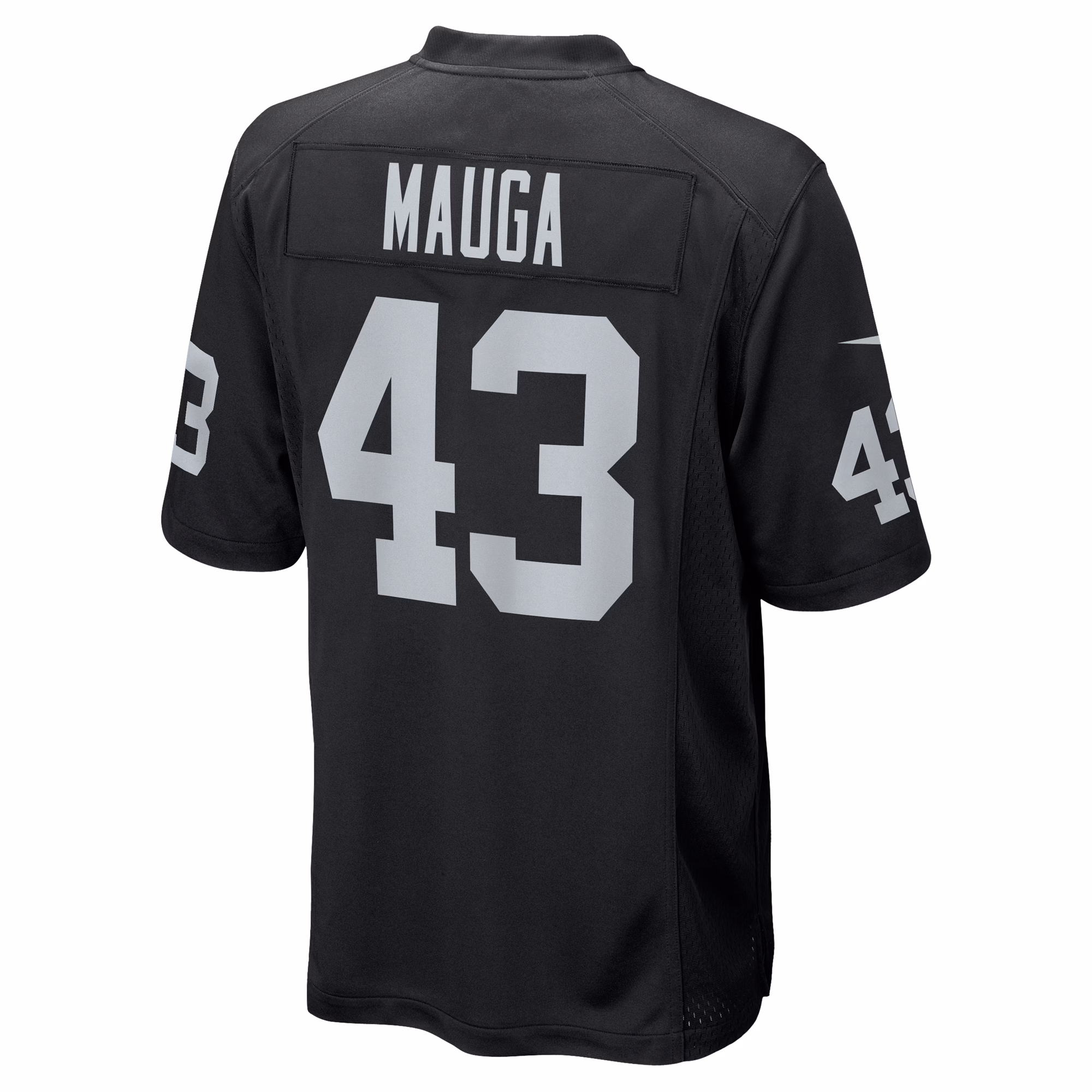Kanai Mauga Las Vegas Raiders Team Game Jersey -  Black