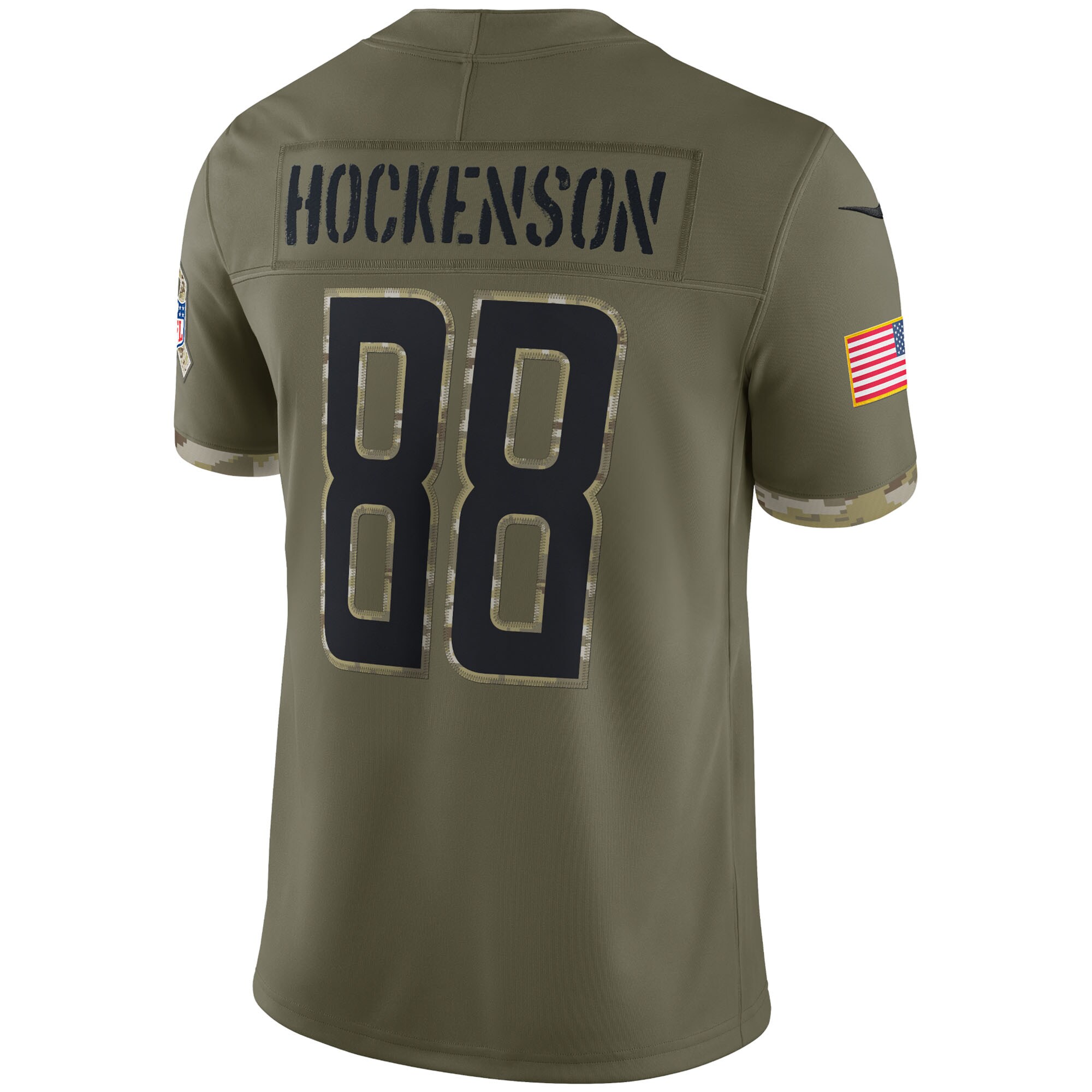 T.J. Hockenson Detroit Lions  2022 Salute To Service Limited Jersey - Olive