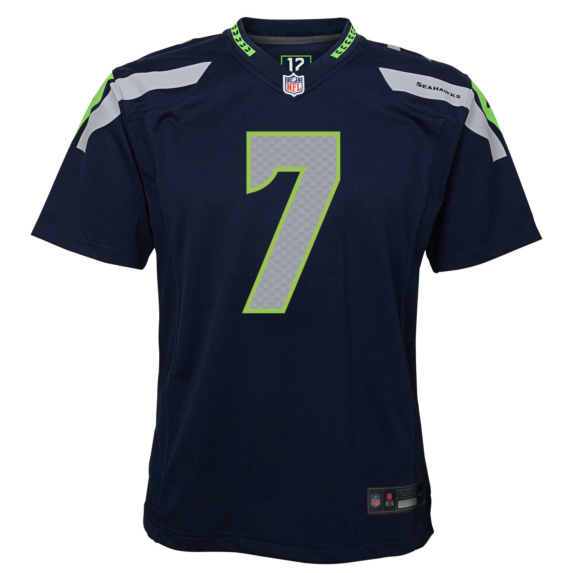 Geno Smith Seattle Seahawks  Youth Game Jersey - College Navy