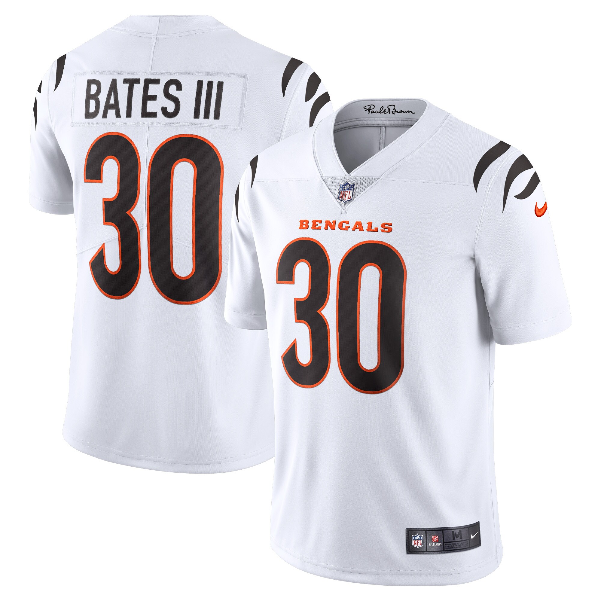 Jessie Bates III Cincinnati Bengals  Vapor Limited Jersey - White