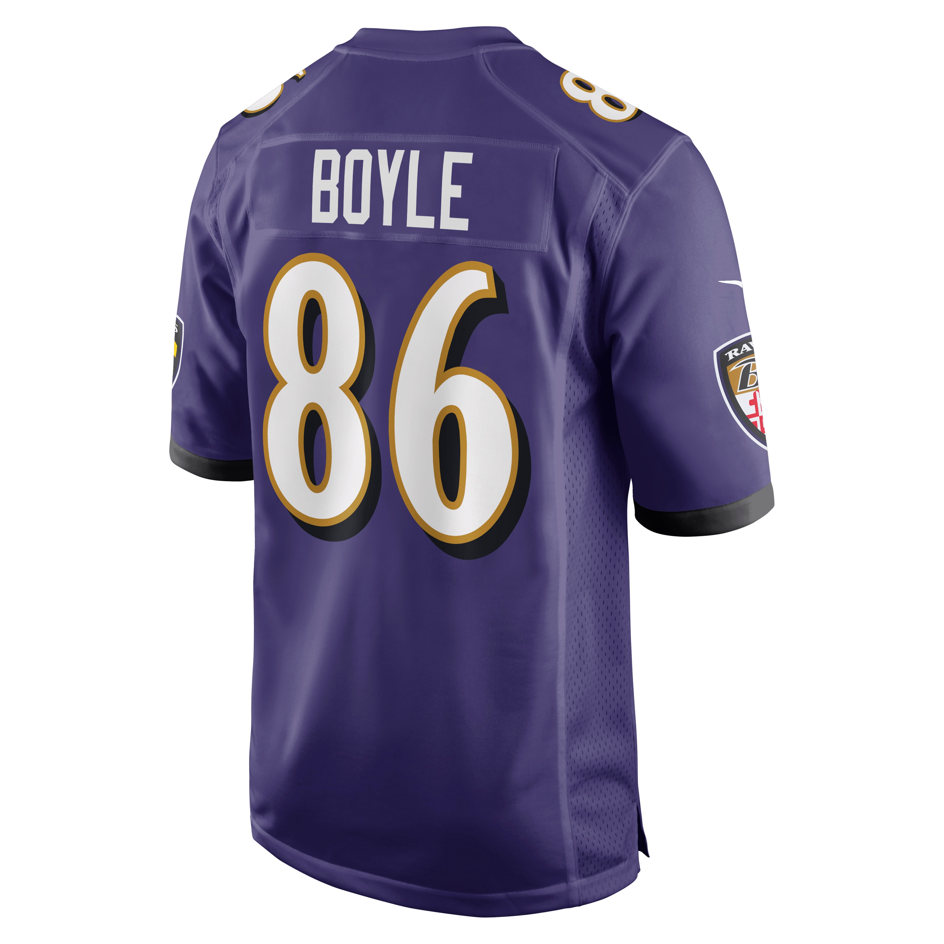 Nick Boyle Baltimore Ravens  Game Player Jersey - Purple