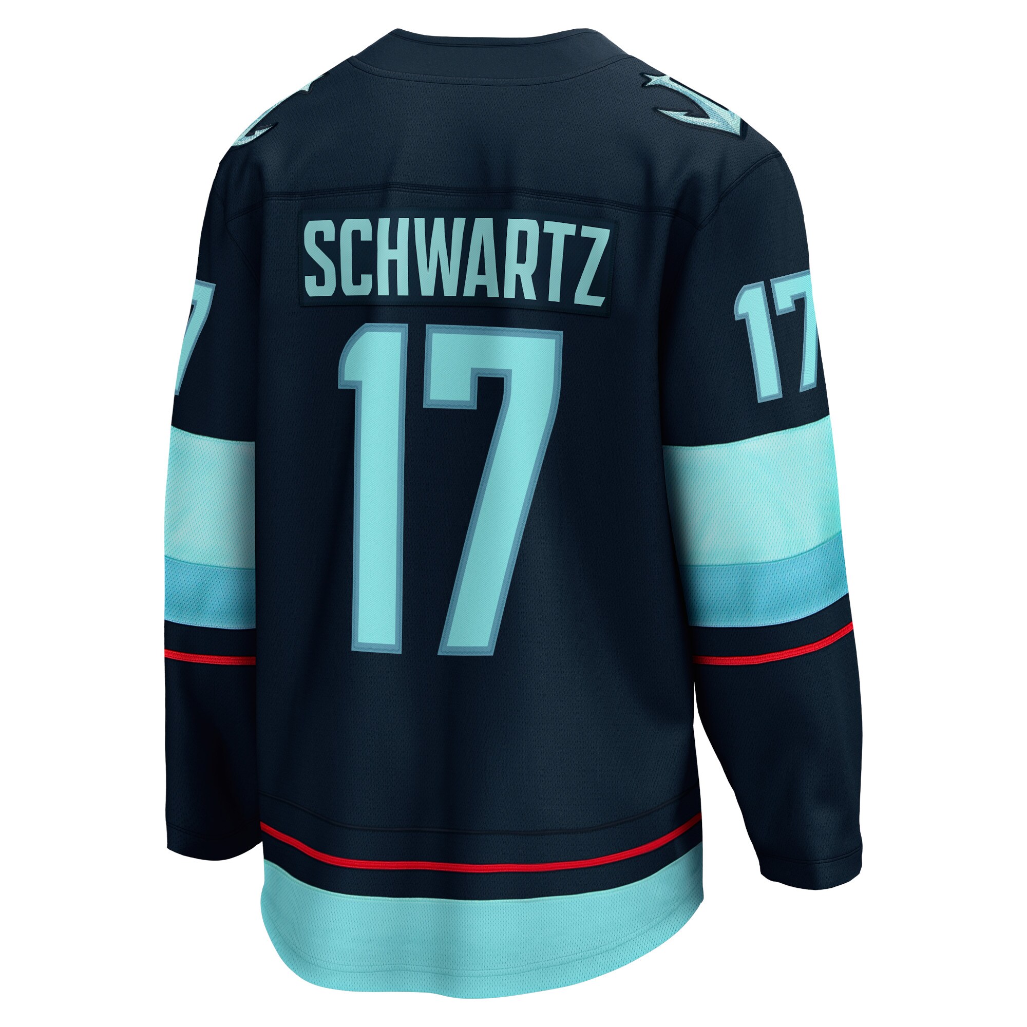 Jaden Schwartz Seattle Kraken Home Breakaway Player Jersey - Navy