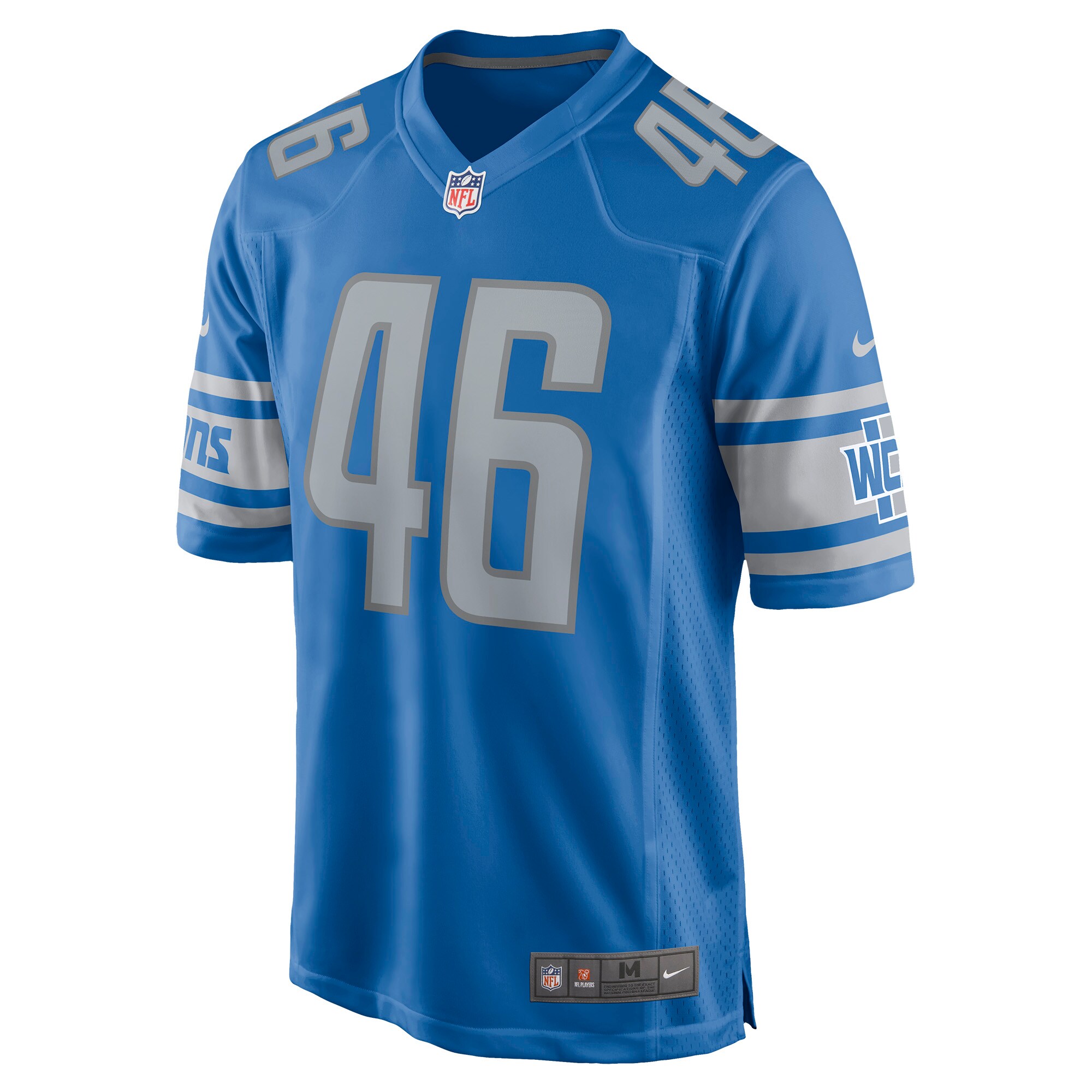 Craig Reynolds Detroit Lions  Game Player Jersey - Blue