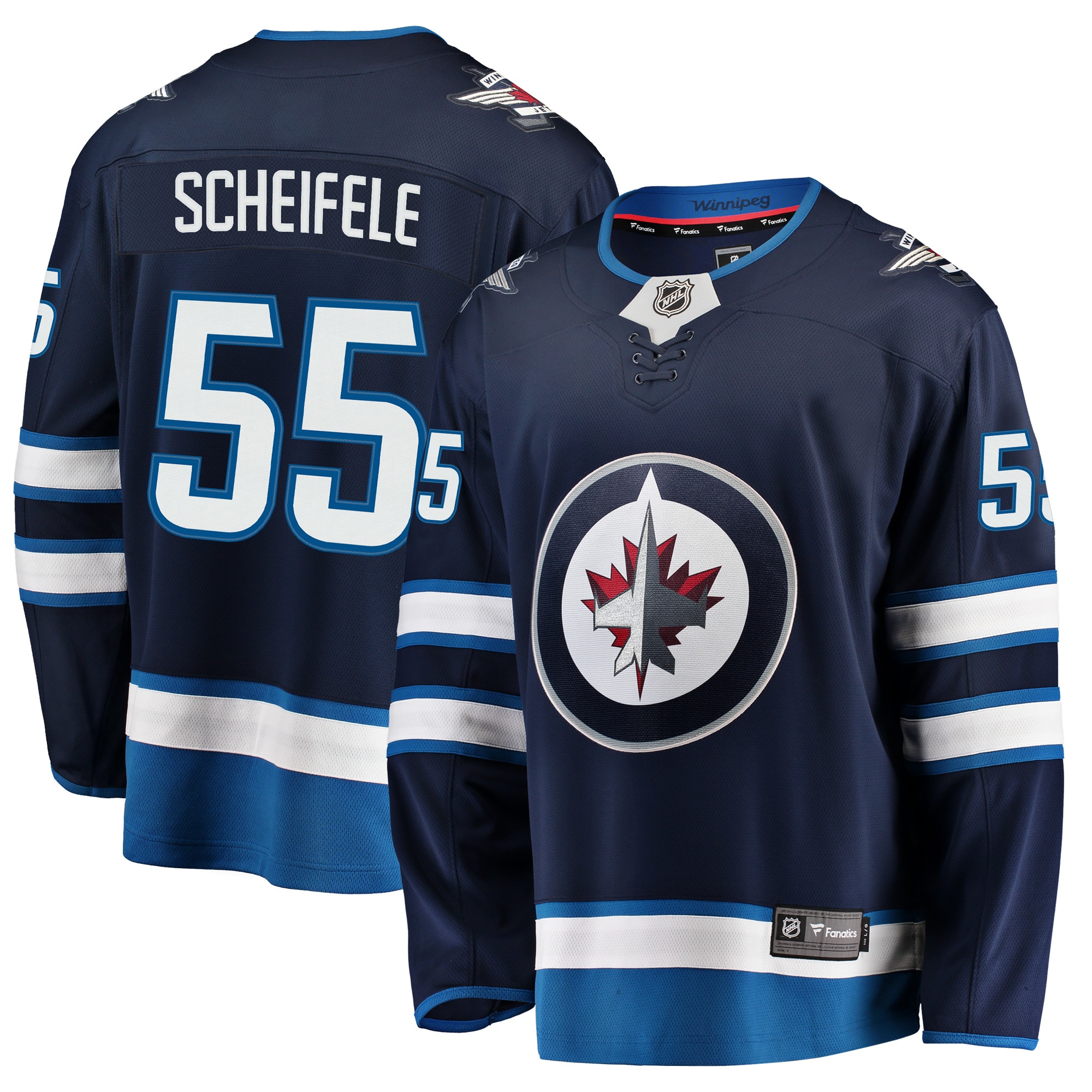 Mark Scheifele Winnipeg Jets Breakaway Replica Jersey - Navy