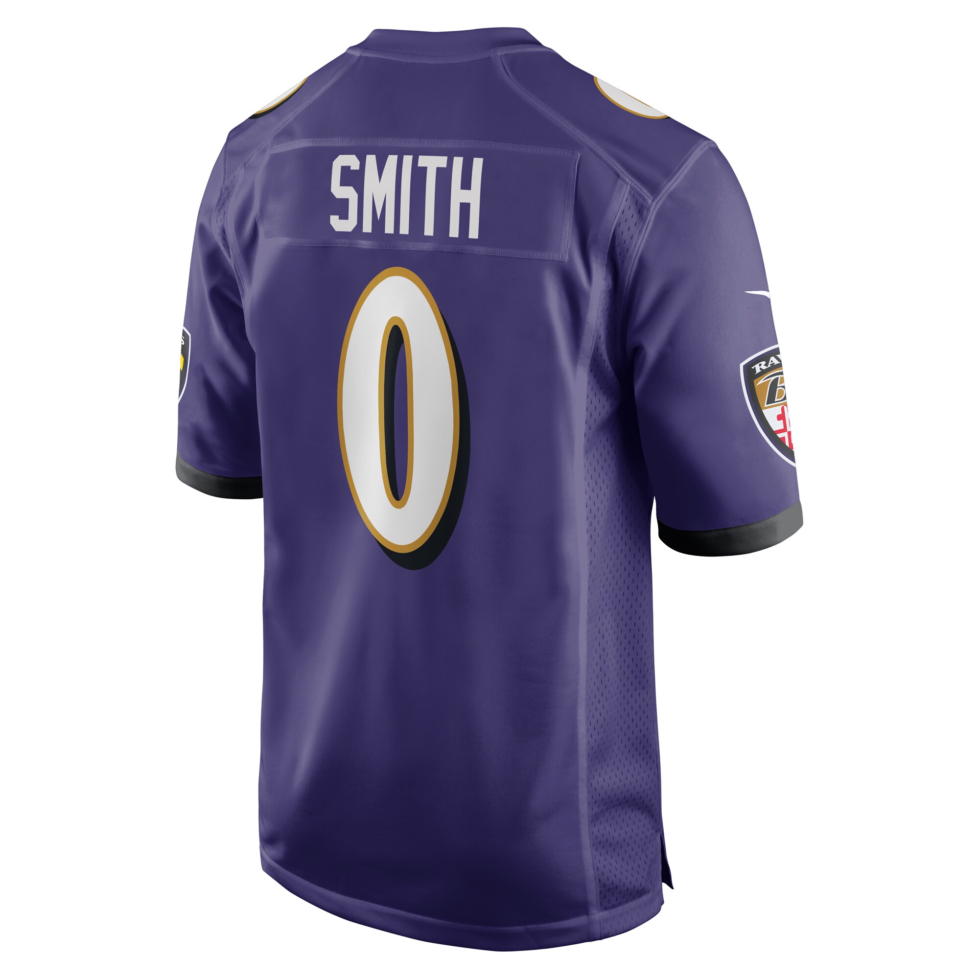 Roquan Smith #0 Baltimore Ravens  Team Game Jersey - Purple
