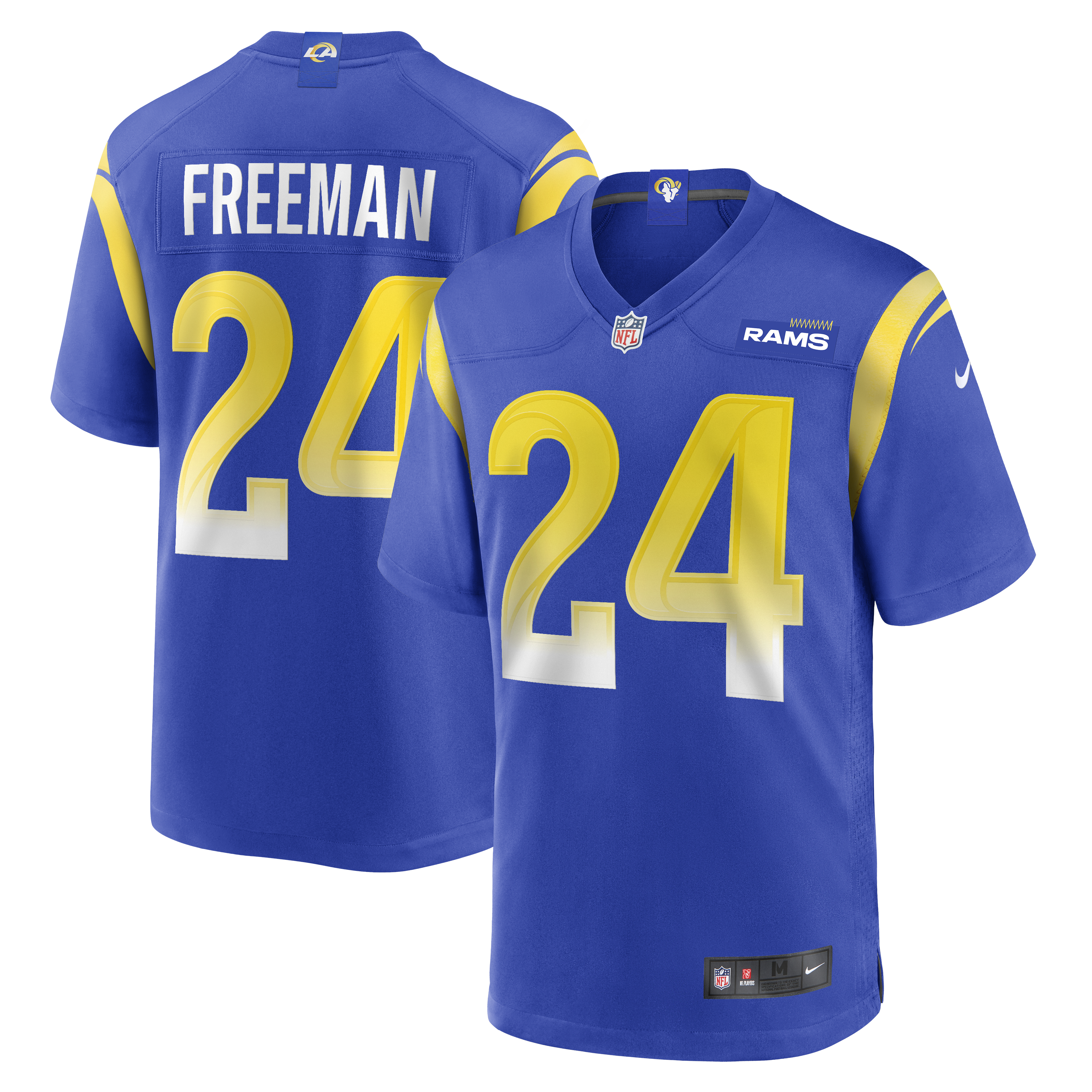Royce Freeman Los Angeles Rams  Game Jersey - Royal