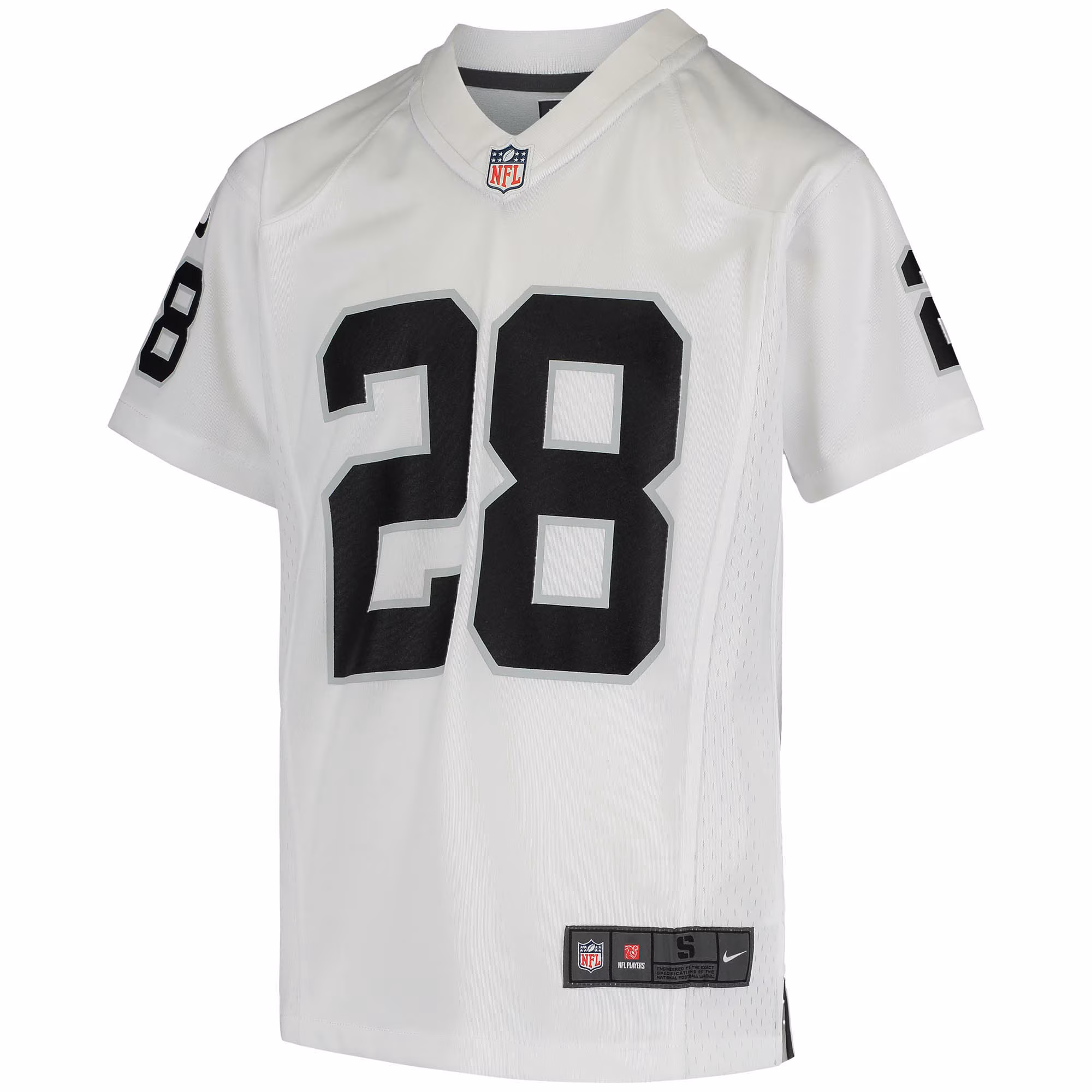 Josh Jacobs Las Vegas Raiders Youth Game Jersey - White