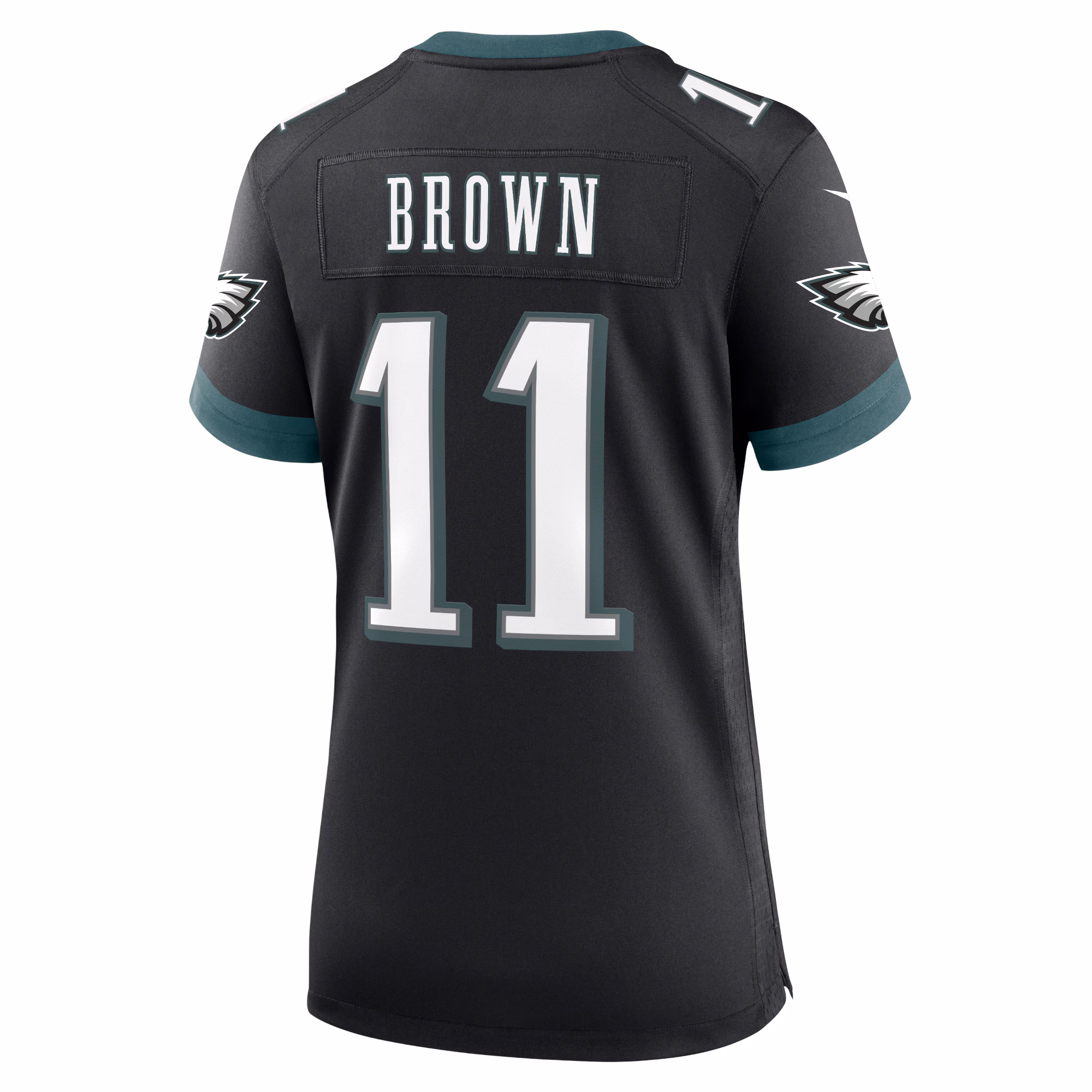 A.J. Brown Philadelphia Eagles Women's Team Game Jersey - Midnight Green