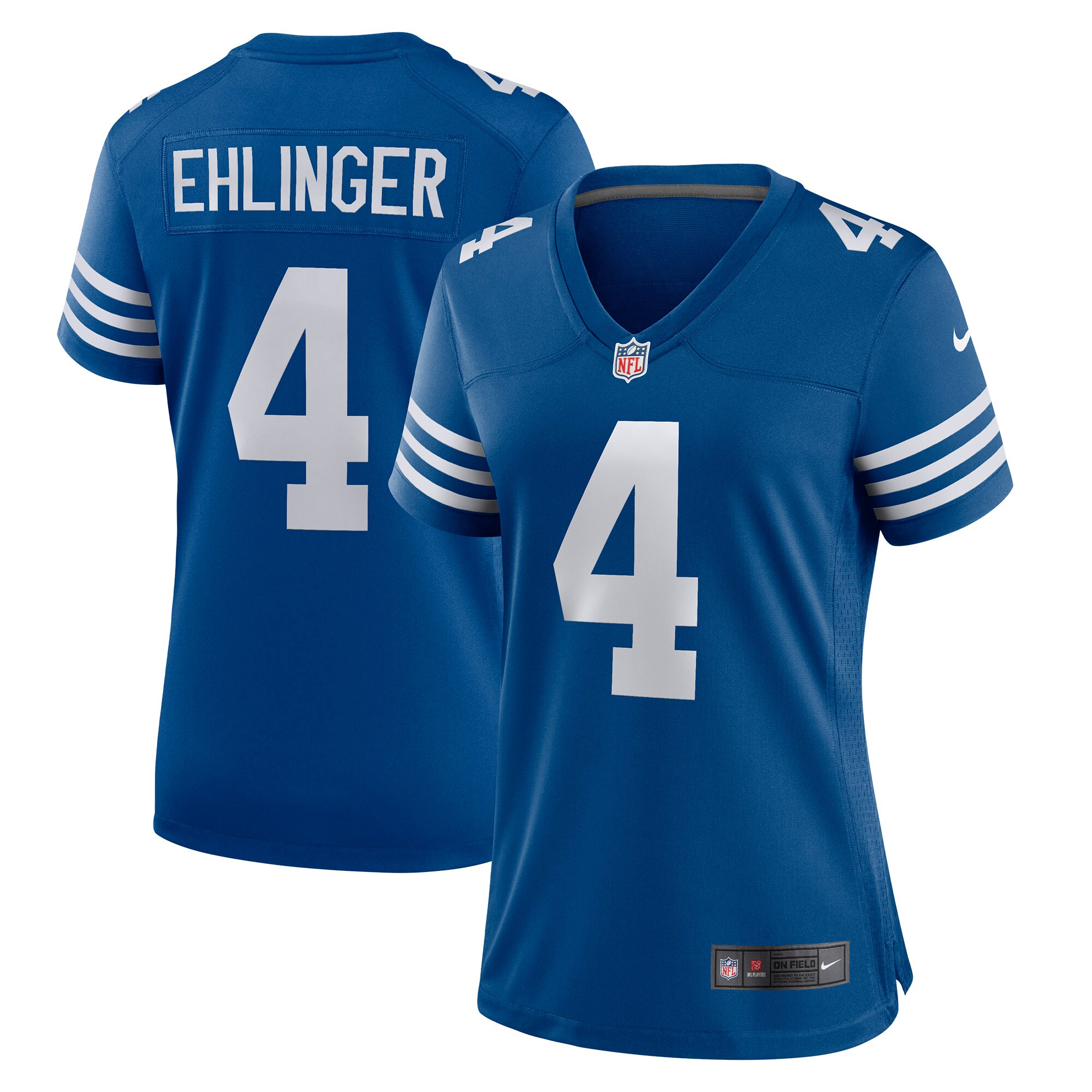 Sam Ehlinger Indianapolis Colts Women's Game Player Jersey - Blue