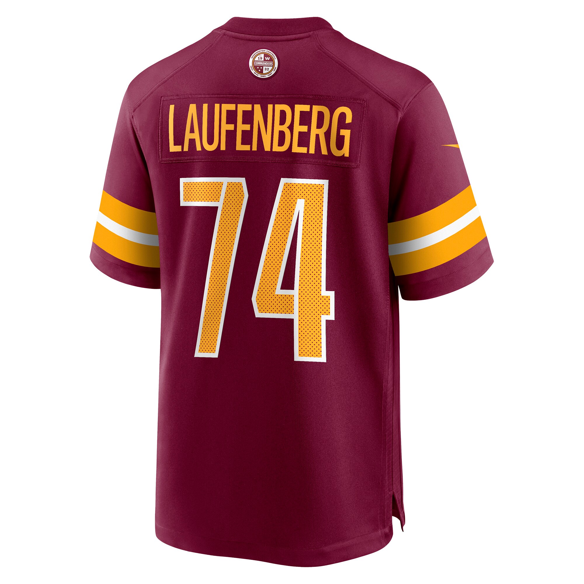 Nolan Laufenberg Washington Commanders  Game Jersey - Burgundy