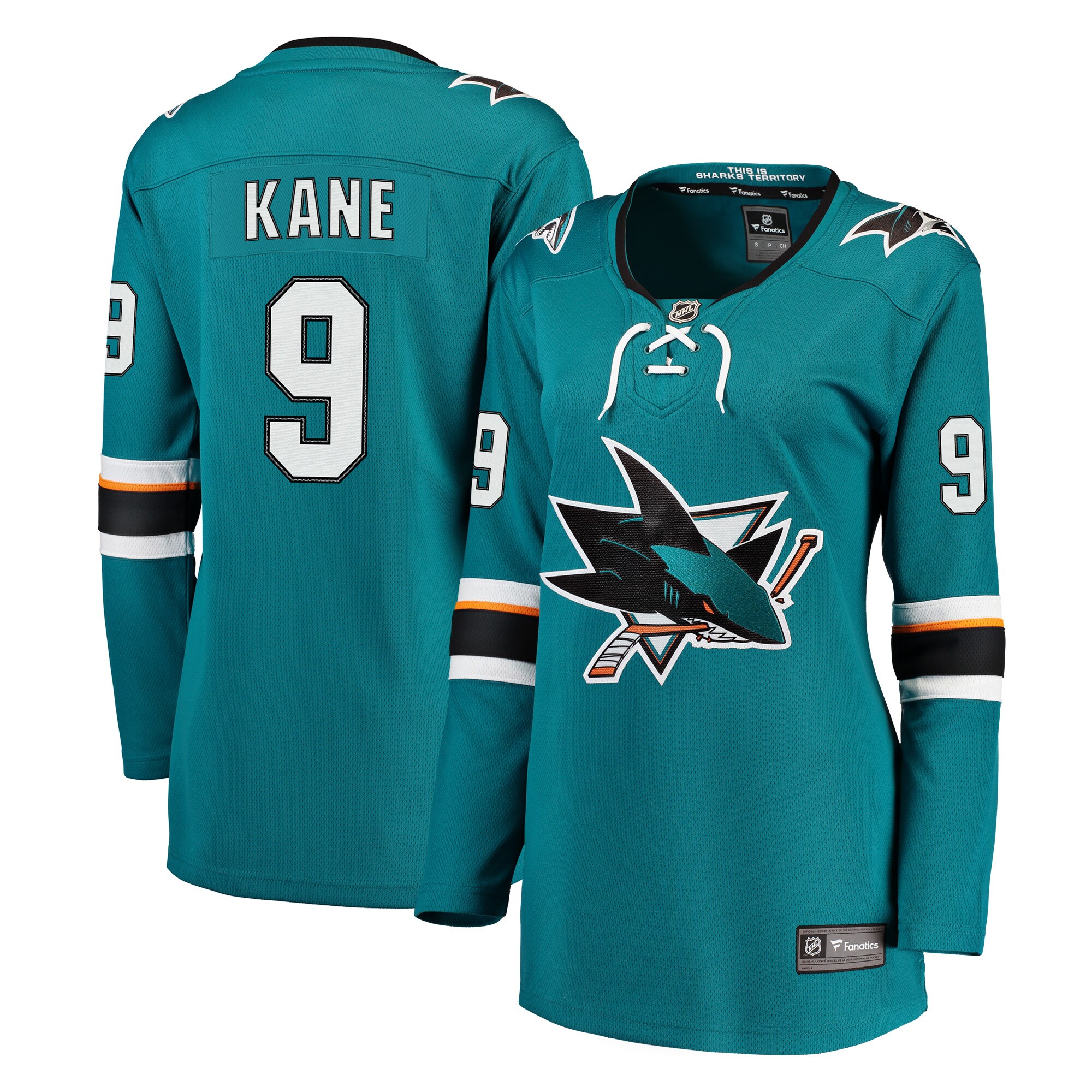 Evander Kane San Jose Sharks Women's Breakaway Jersey - Teal