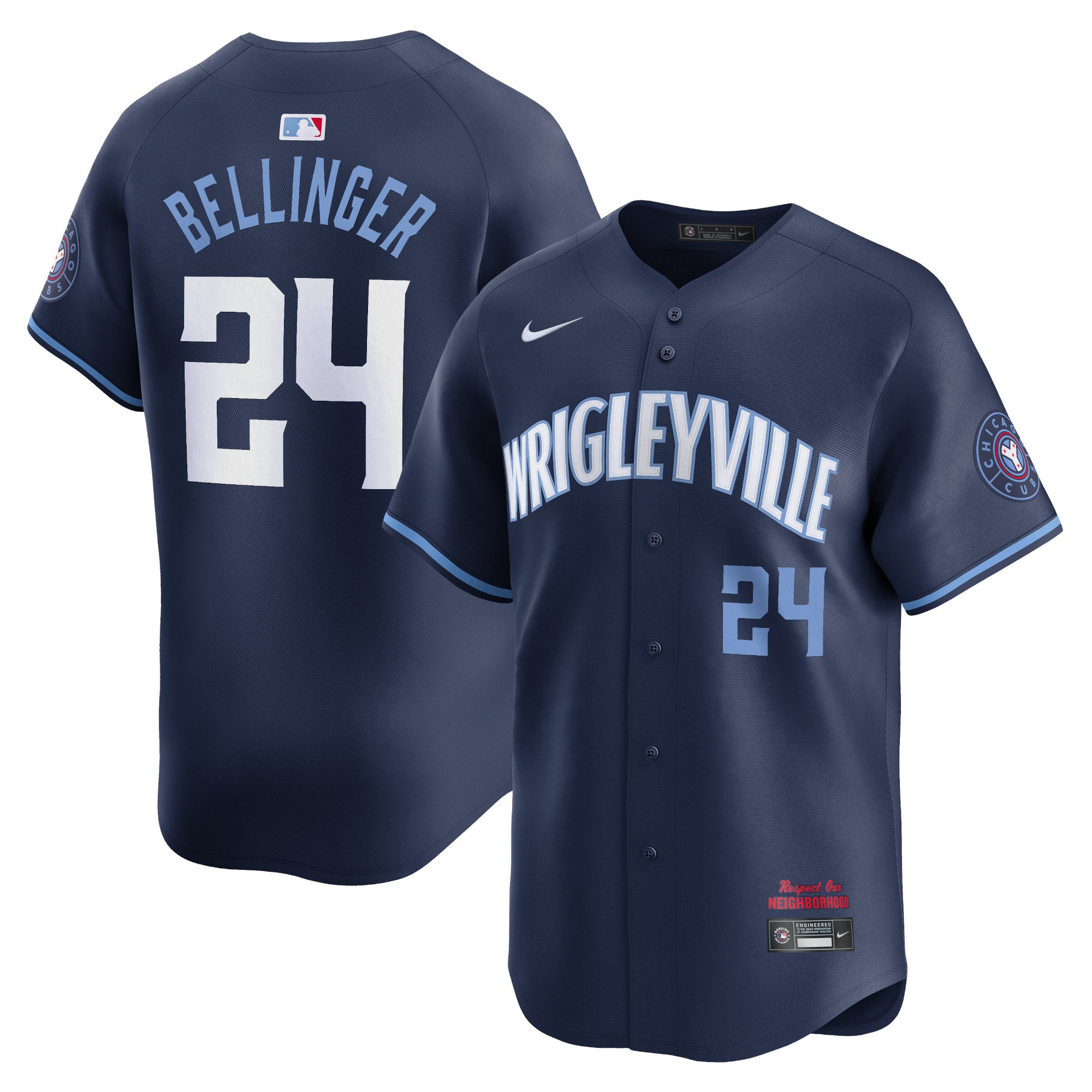 Men's Chicago Cubs Cody Bellinger  Navy City Connect Limited Player Jersey