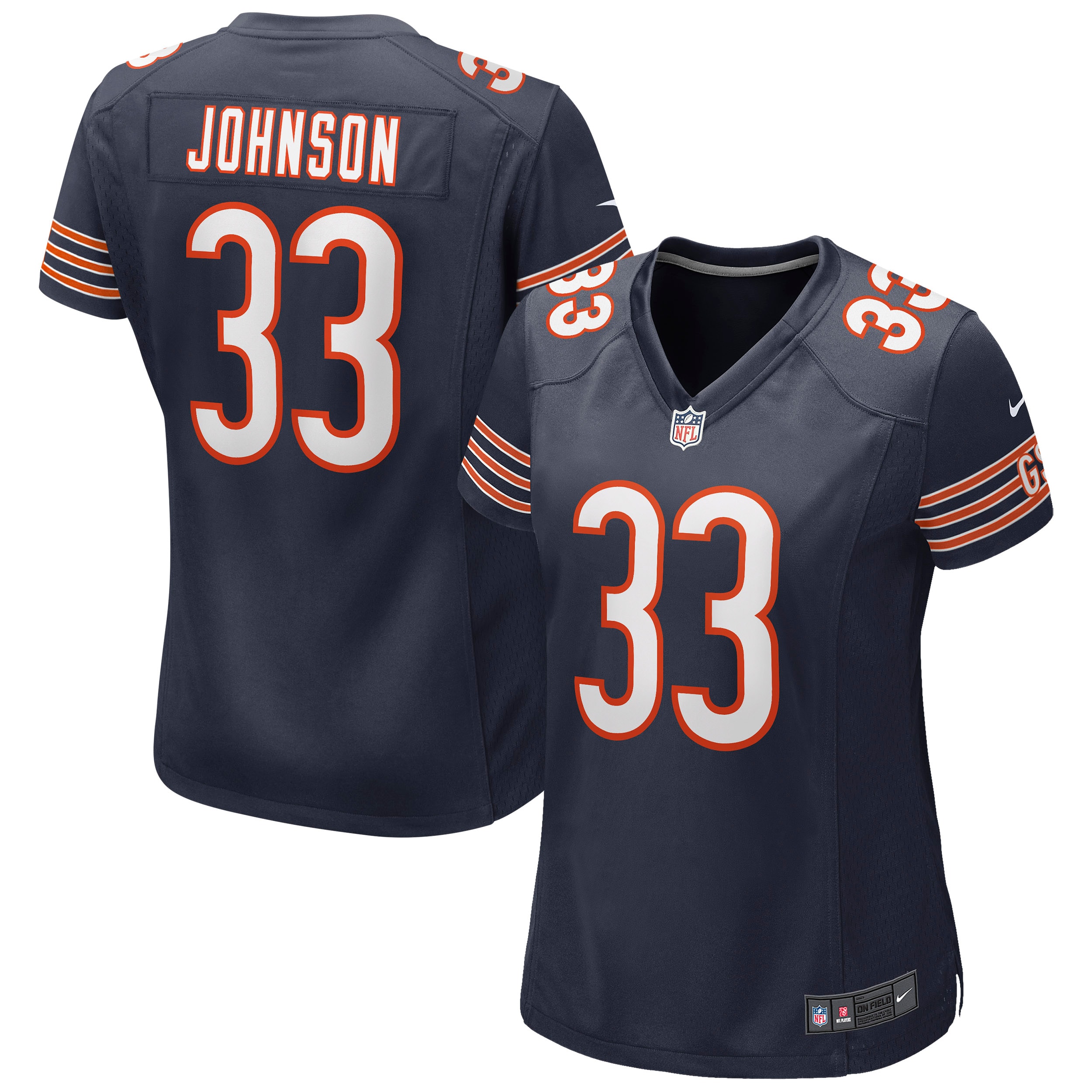 Jaylon Johnson Chicago Bears Women's Game Jersey - Navy