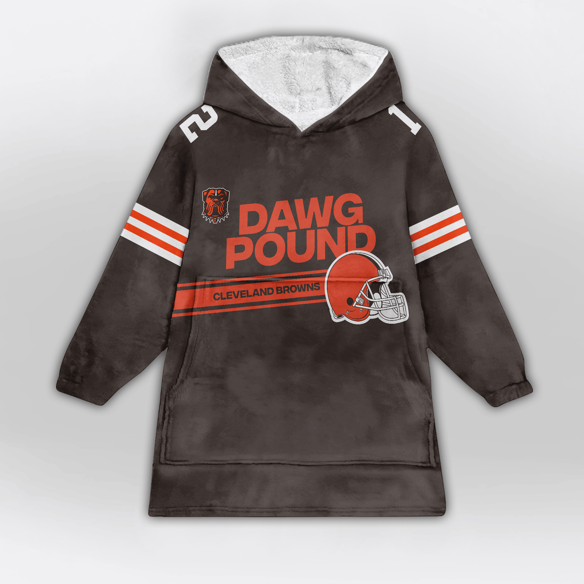 Dawg Pound Cleveland Football Unisex Blanket Hoodie