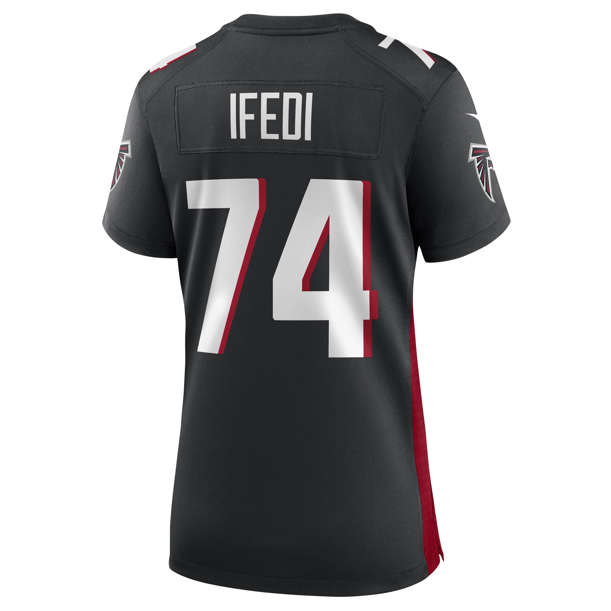 Germain Ifedi Atlanta Falcons  Women's Game Player Jersey - Black