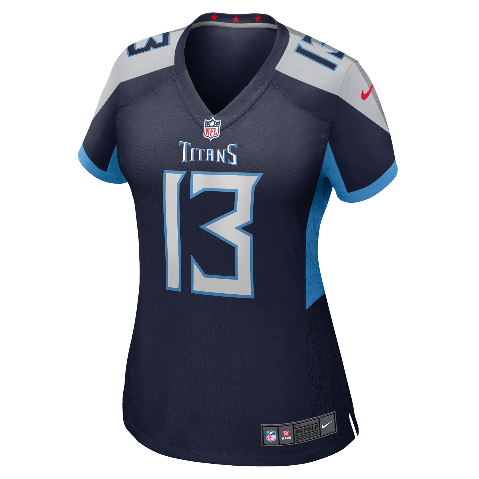 Racey McMath Tennessee Titans  Women's Game Player Jersey - Navy