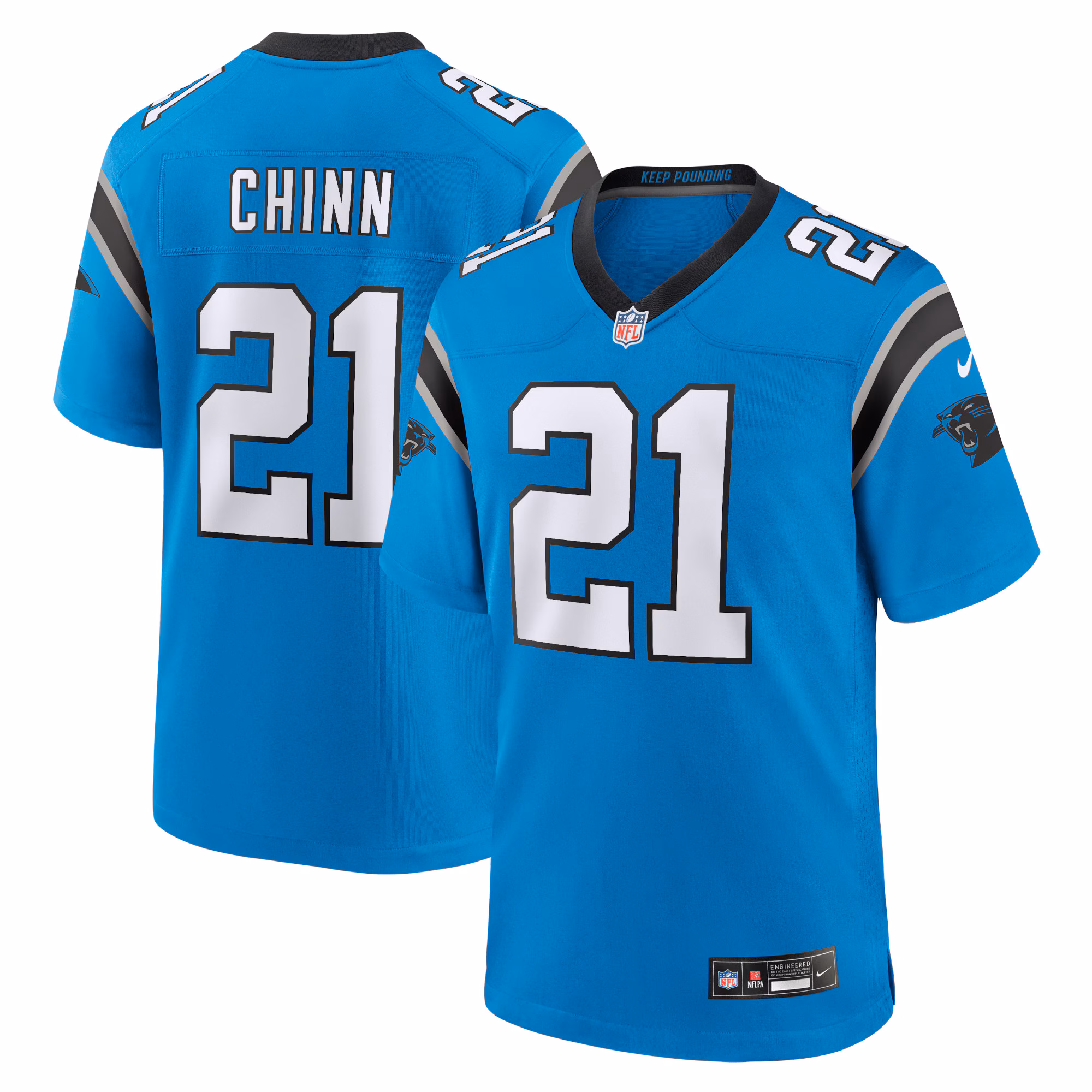 Jeremy Chinn Carolina Panthers Alternate Game Jersey - Blue