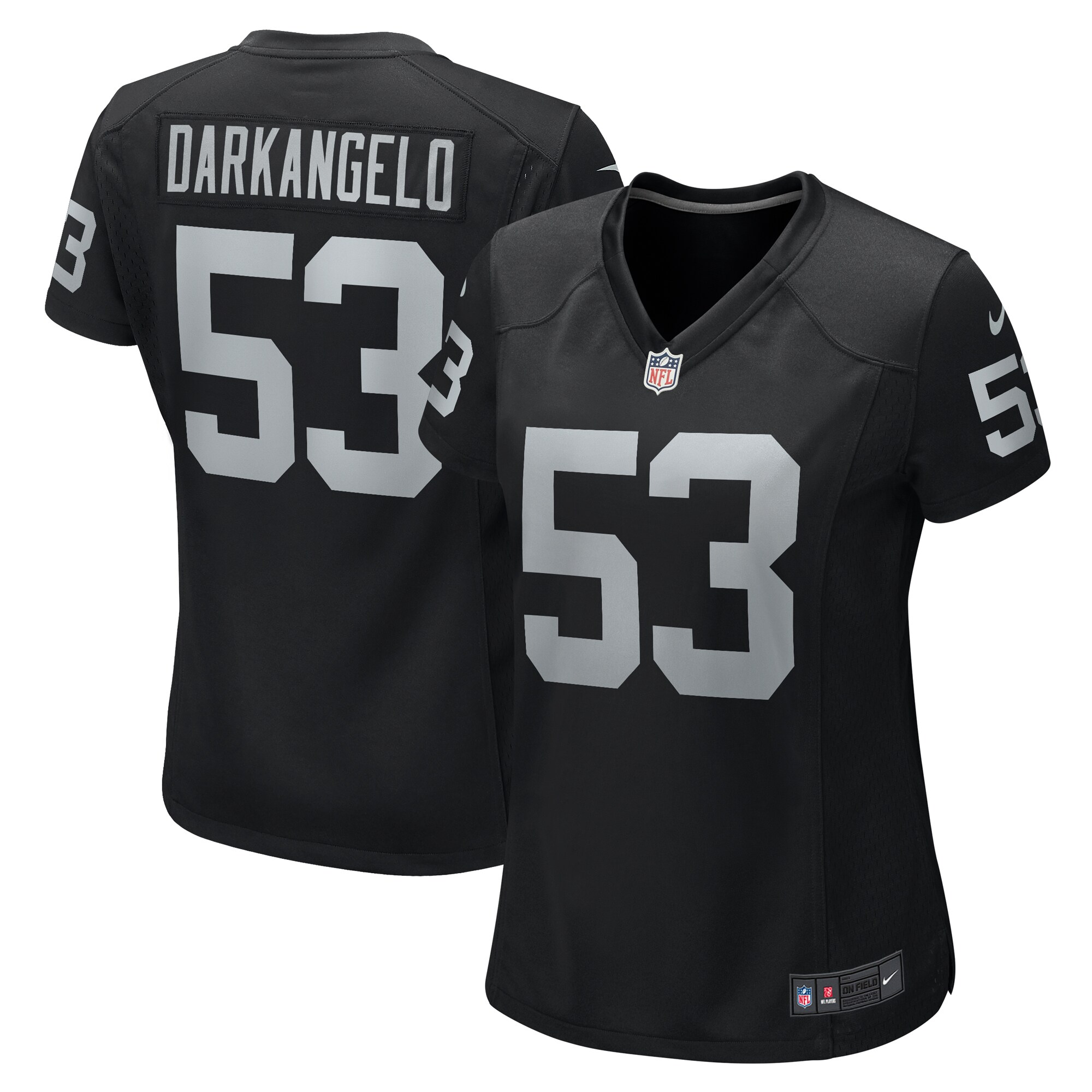 Isaac Darkangelo Las Vegas Raiders Women's Team Game Jersey -  Black