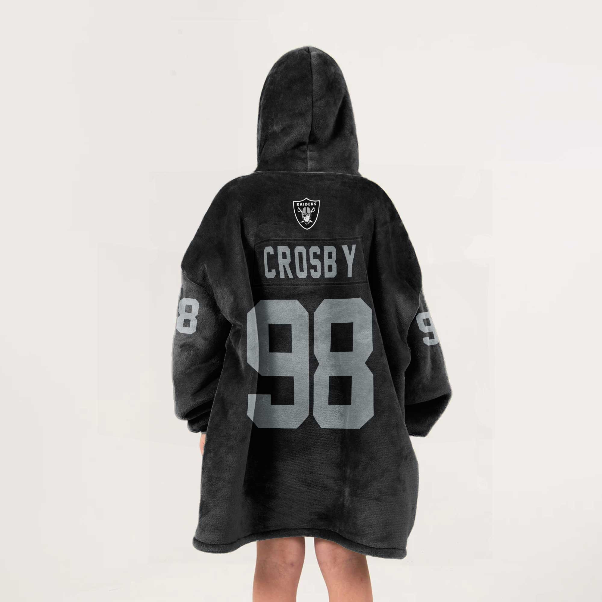 Adult M.C 98 Las Vegas Football Unisex Blanket Hoodie