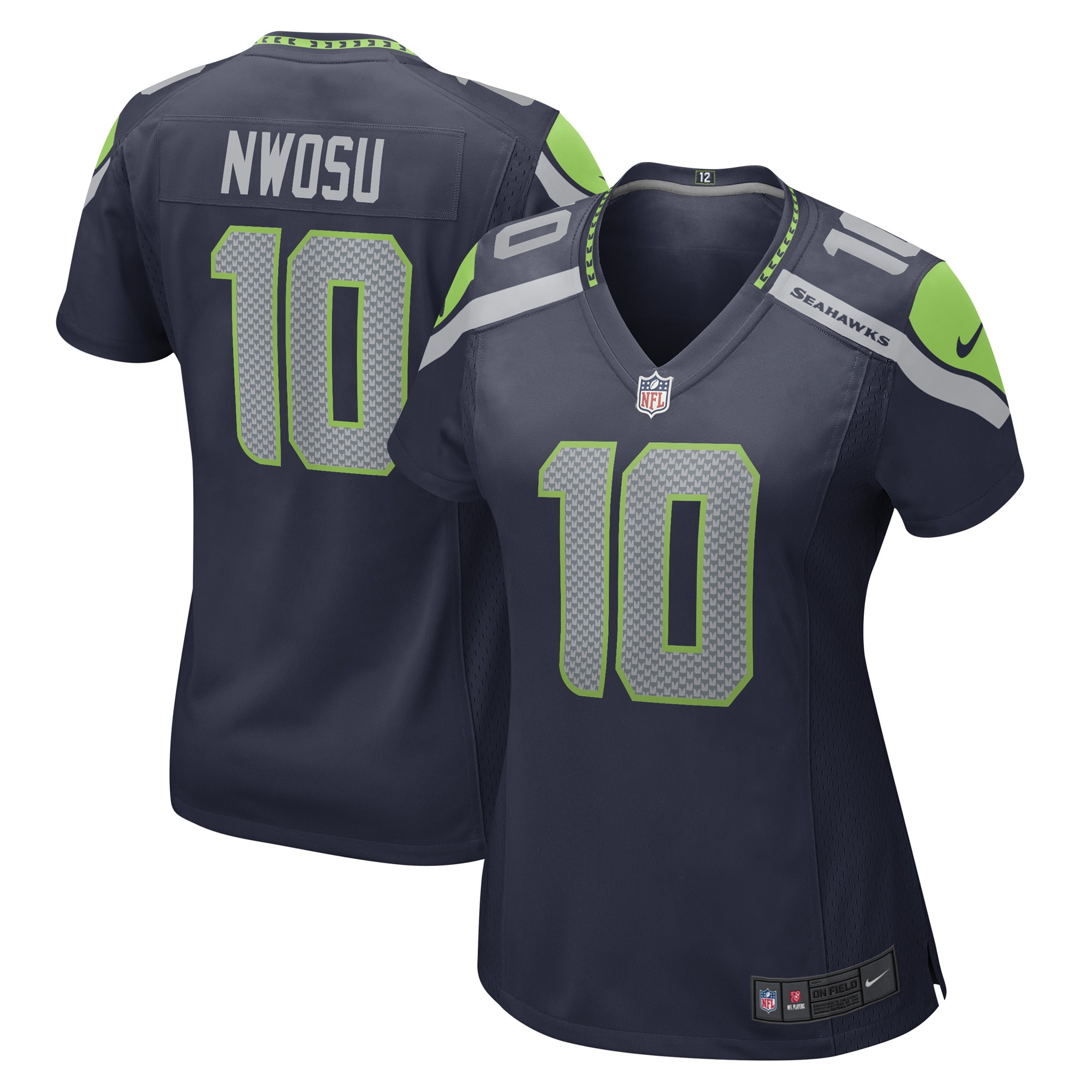 Uchenna Nwosu Seattle Seahawks  Women's Game Player Jersey - College Navy