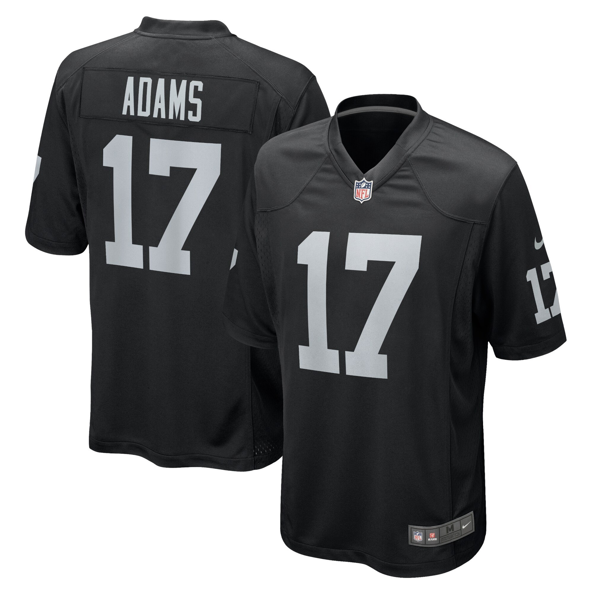 Davante Adams Las Vegas Raiders  Youth Game Jersey - Black