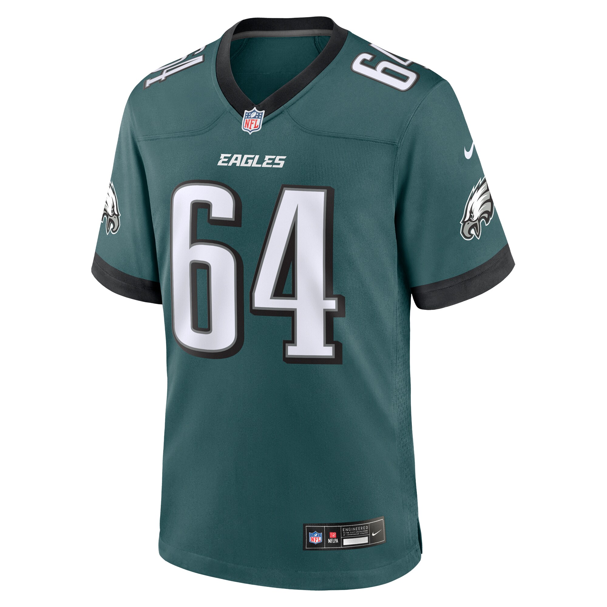 Brett Toth Philadelphia Eagles  #64 Game Jersey - Midnight Green