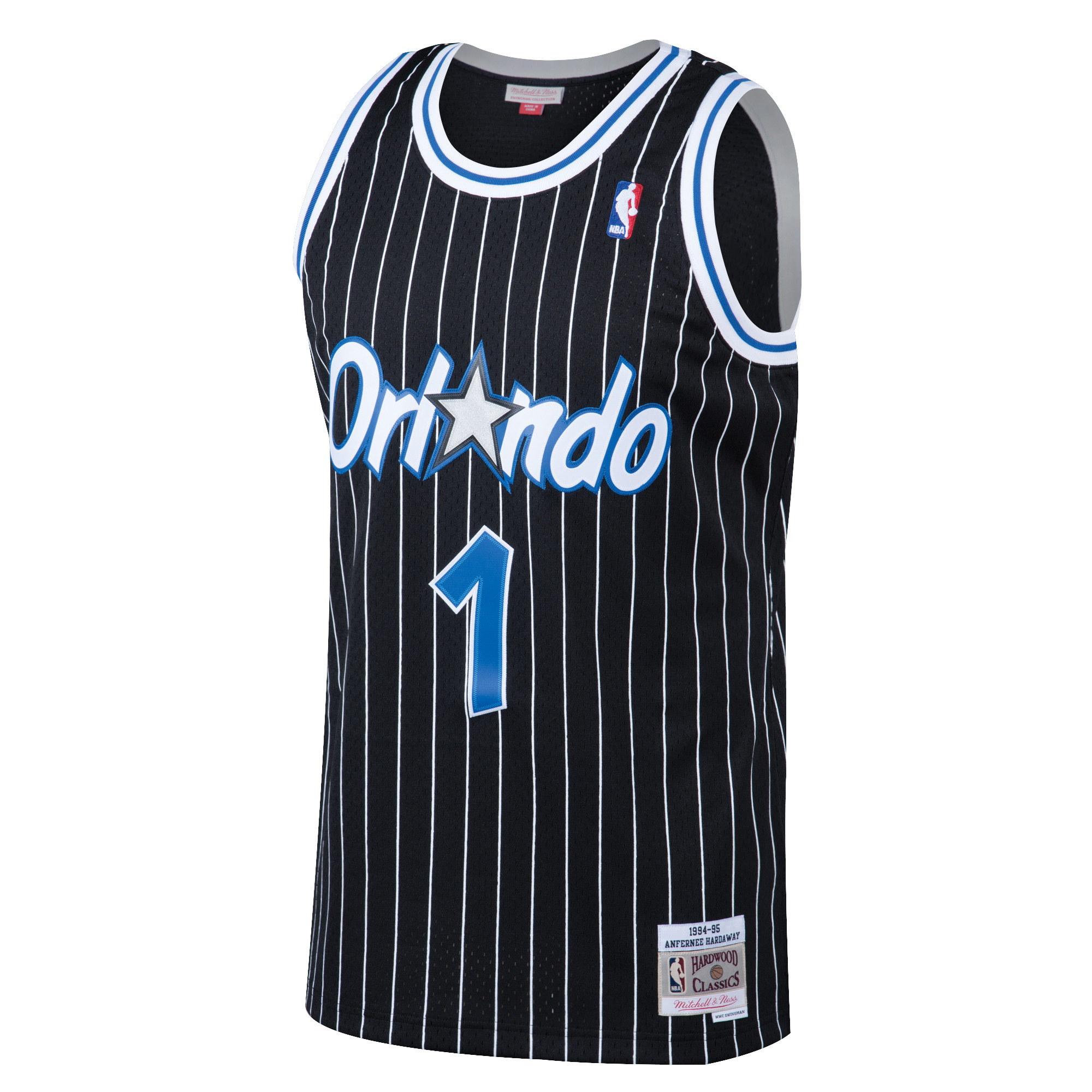 Penny Hardaway Orlando Magic Mitchell & Ness 1994/95 Hardwood Classics Swingman Jersey - Black