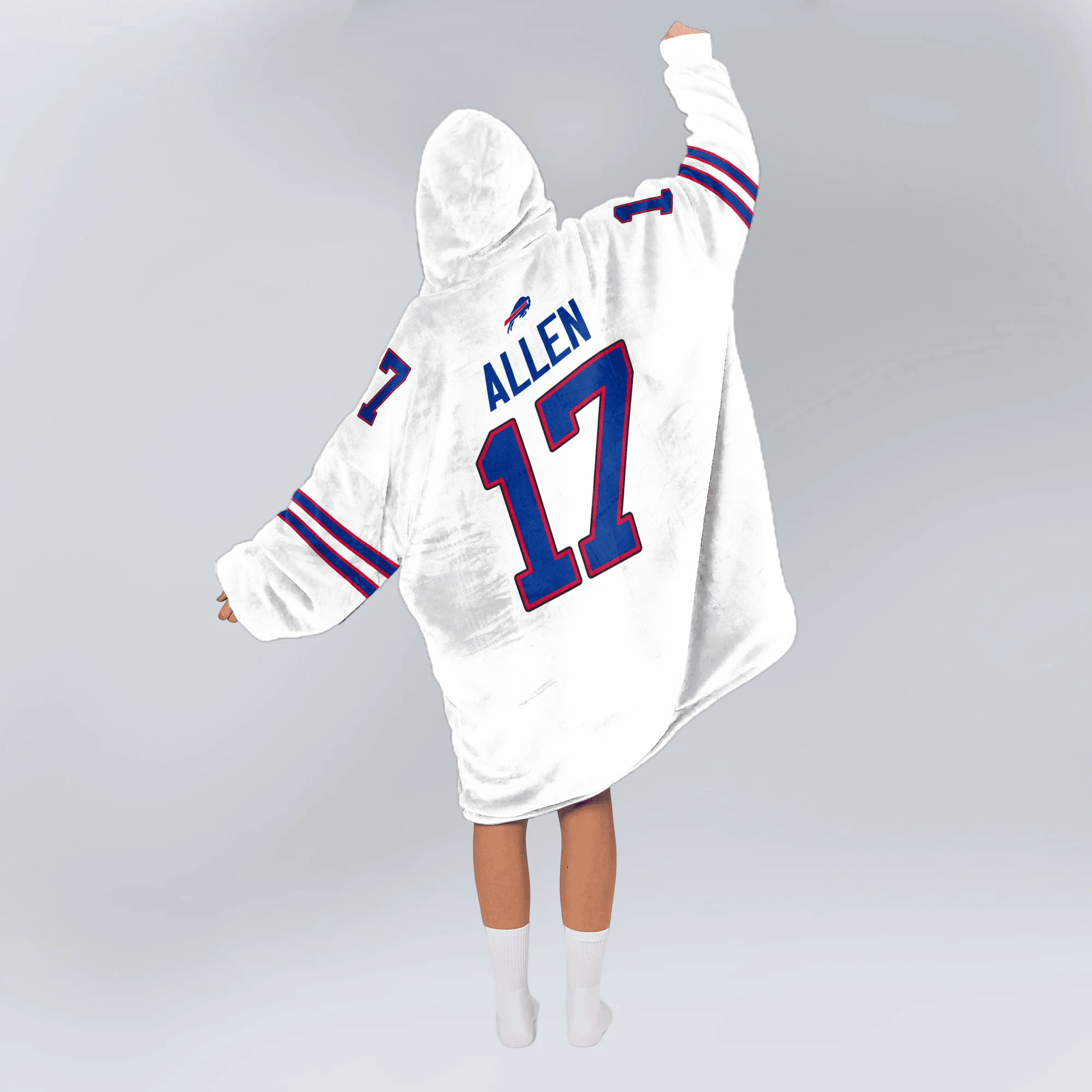 Captain J.A 17 Buffalo Football Unisex Blanket Hoodie