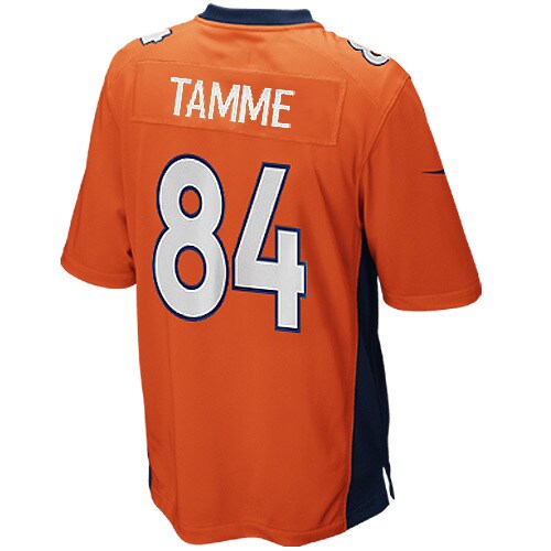 Jacob Tamme Denver Broncos  Youth Team Color Game Jersey - Orange