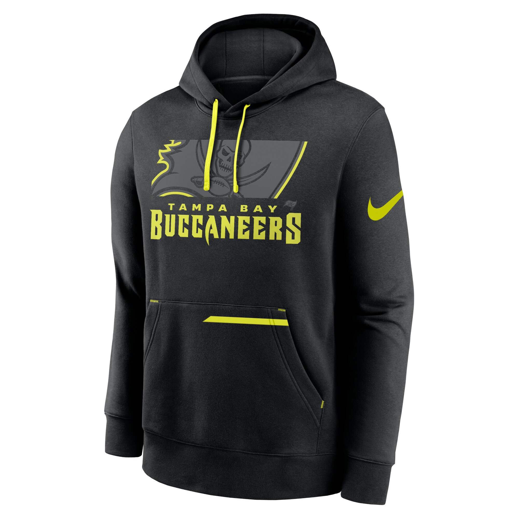 Tampa Bay Buccaneers Volt Pullover Hoodie - Black