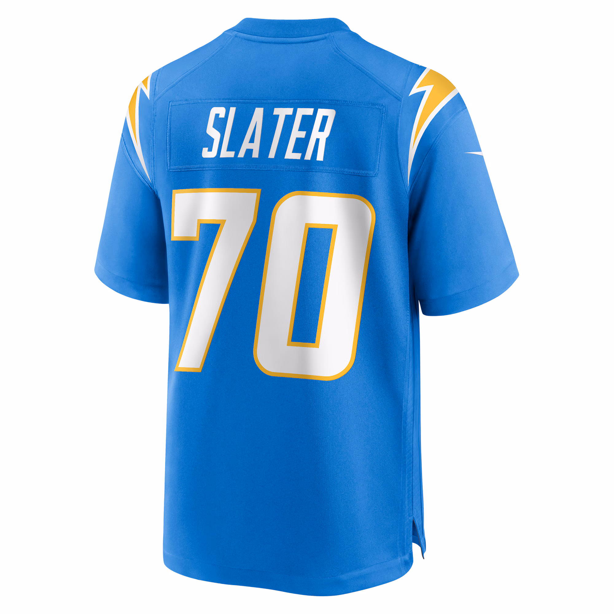 Rashawn Slater Los Angeles Chargers 2021 NFL Draft First Round Pick Game Jersey - Powder Blue
