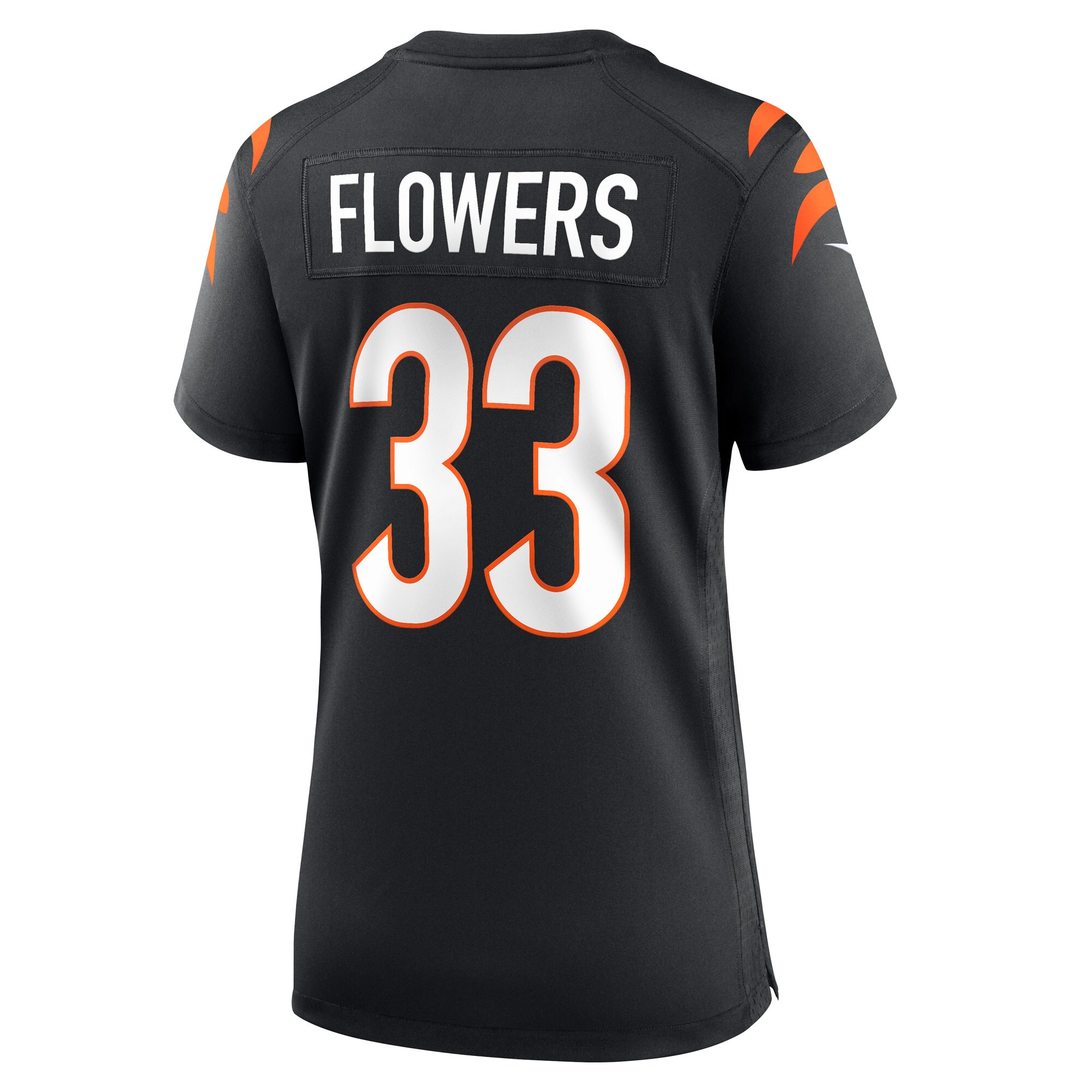 Tre Flowers Cincinnati Bengals  Women's Game Jersey - Black