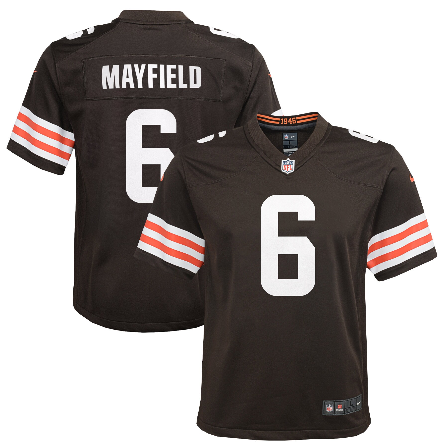 Baker Mayfield Cleveland Browns Youth Game Player Jersey - Brown
