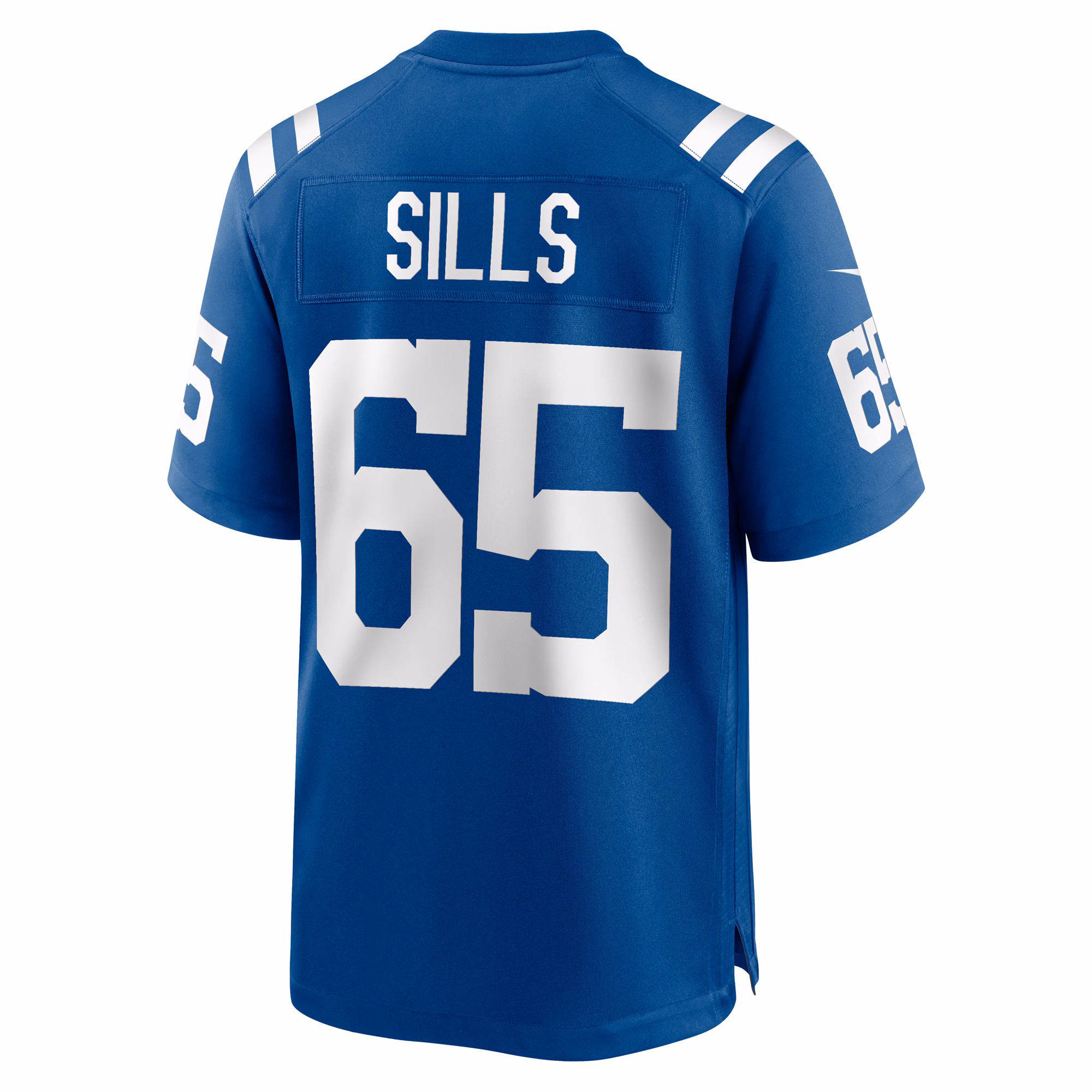 Josh Sills Indianapolis Colts Team Game Jersey -  Royal