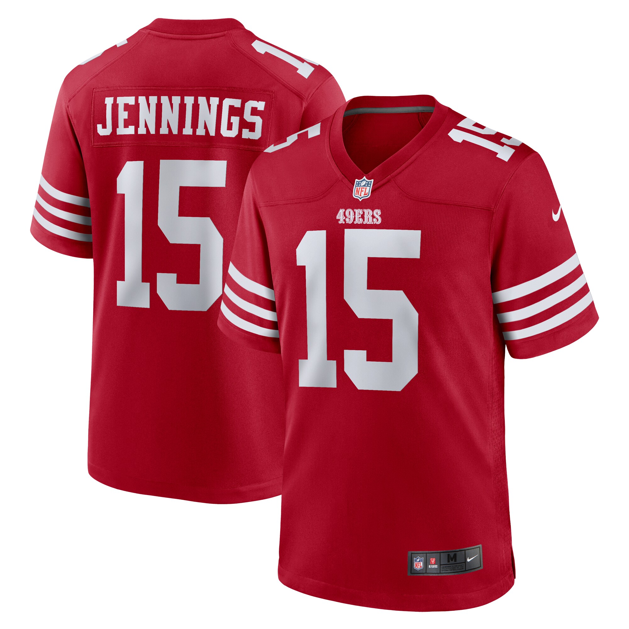 Jauan Jennings San Francisco 49ers  Game Jersey -  Scarlet